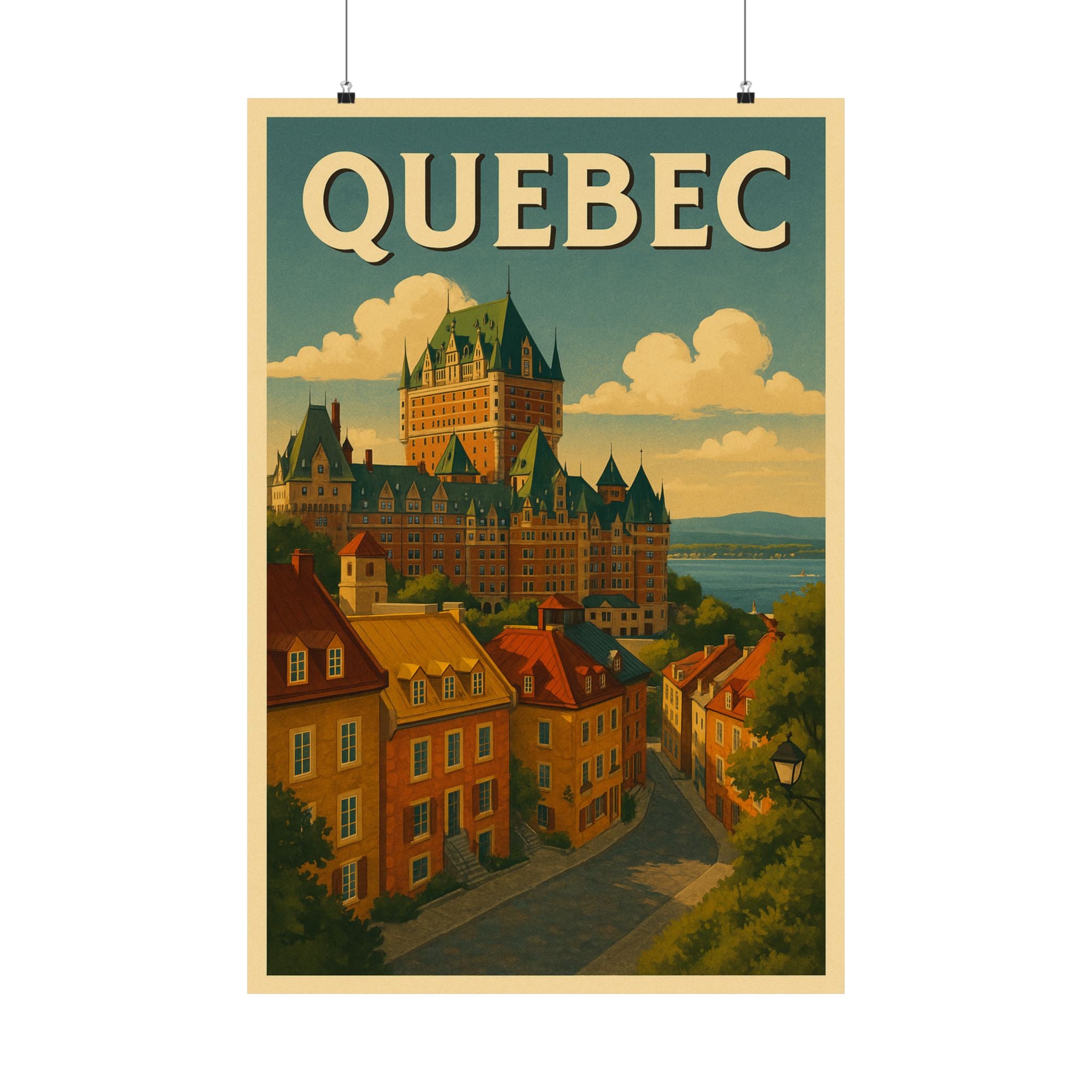 Cityscape Print - Quebec
