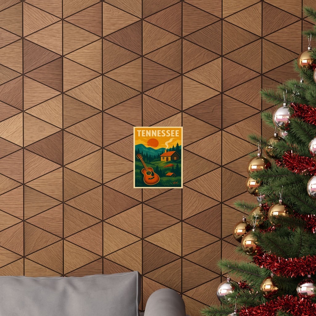 Cityscape Print - Tennessee Hillside