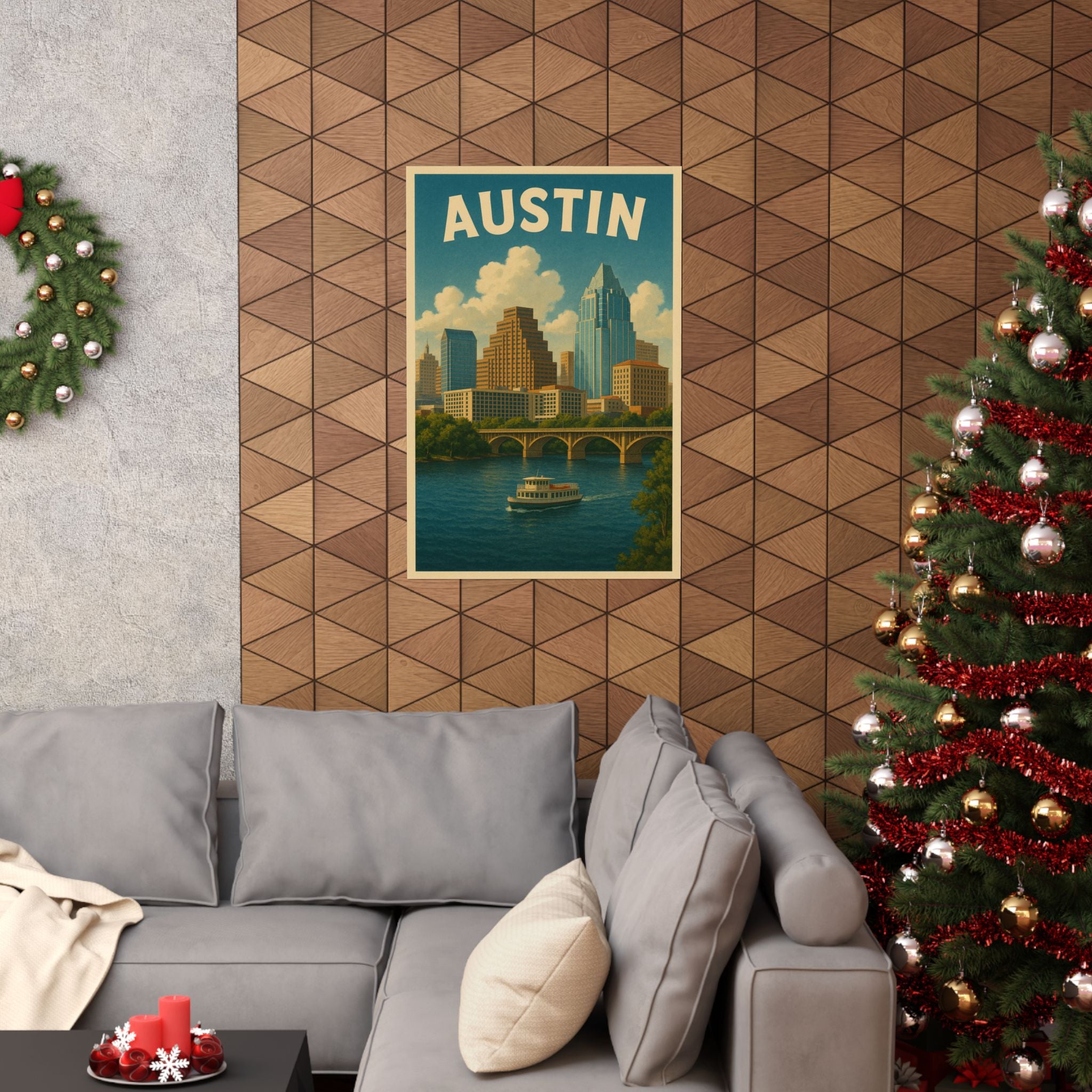 Cityscape Print - Austin Texas