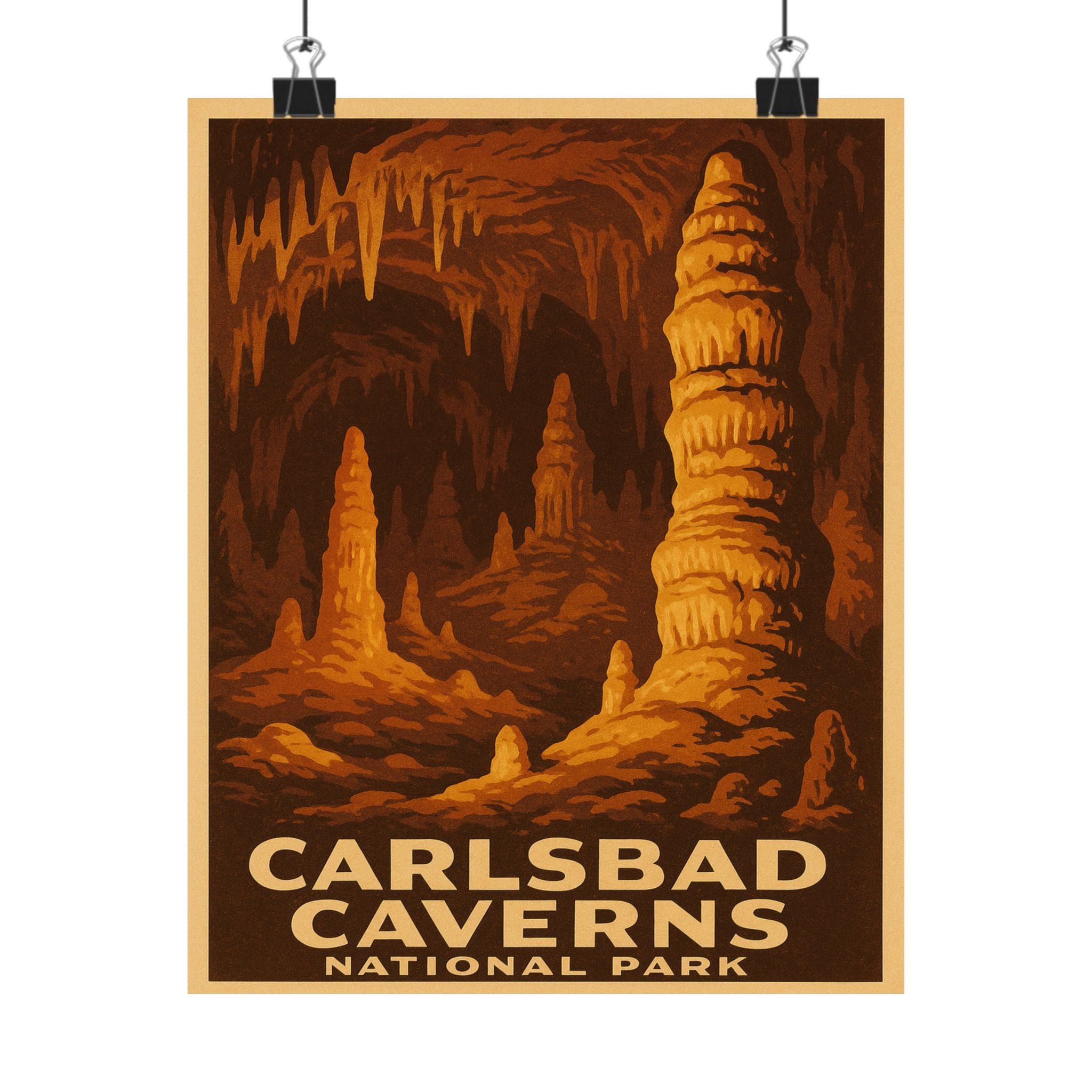Vertical Print - Carlsbad Caverns National Park
