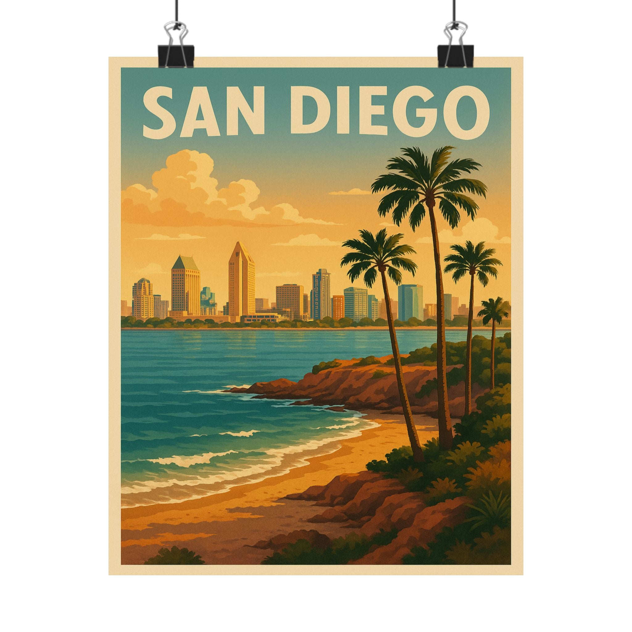 Cityscape Print - San Diego
