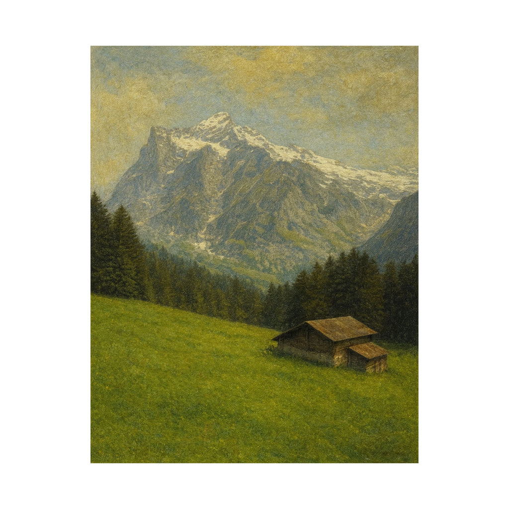 Nature Print - Swiss Mountainside