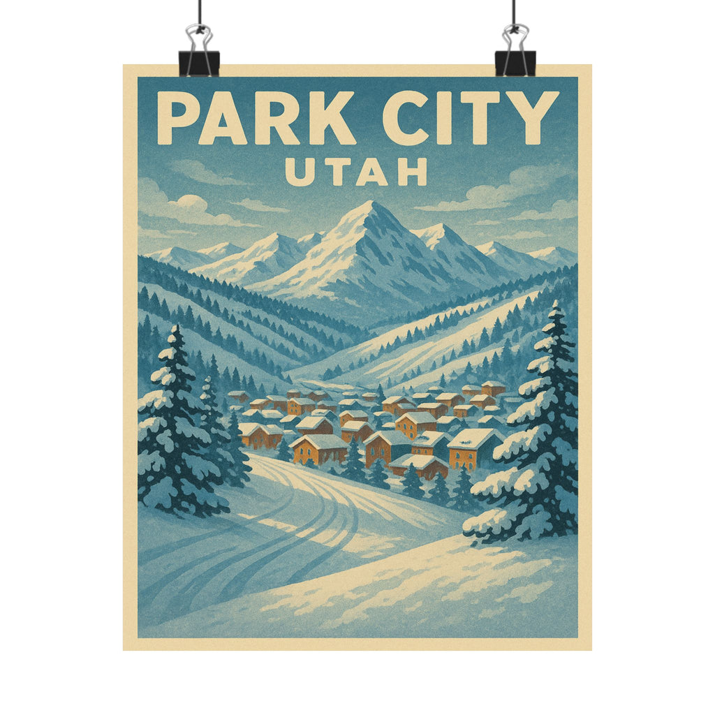 Cityscape Print - Park City
