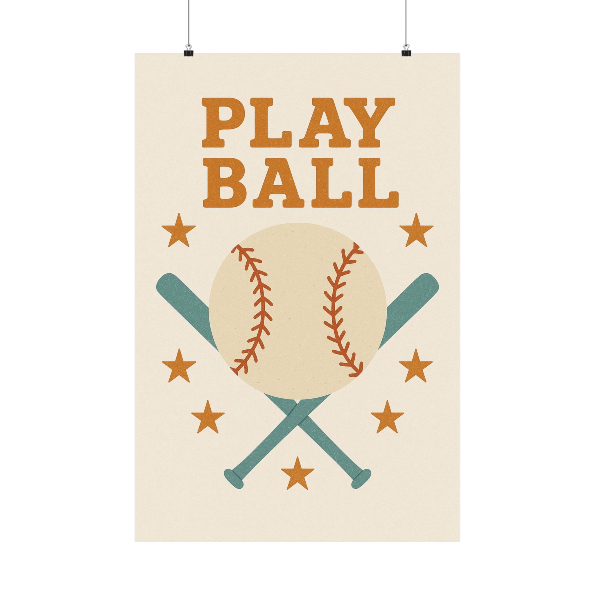 Children's Print - Play Ball
