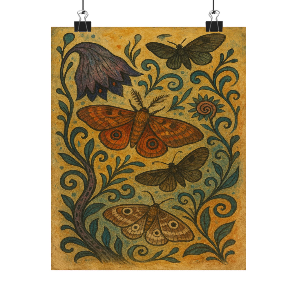 Abstract Print - Modern Moths