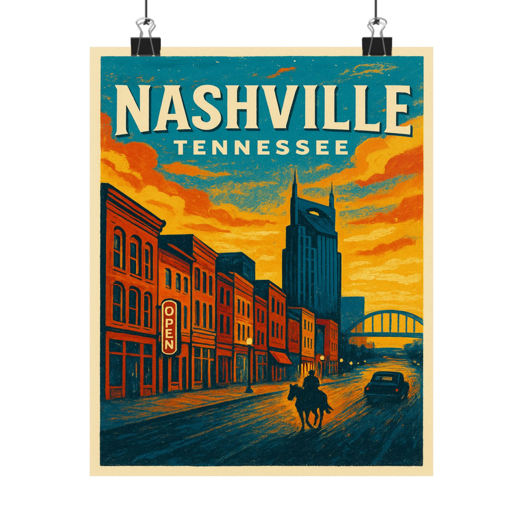 Cityscape Print - Nashville