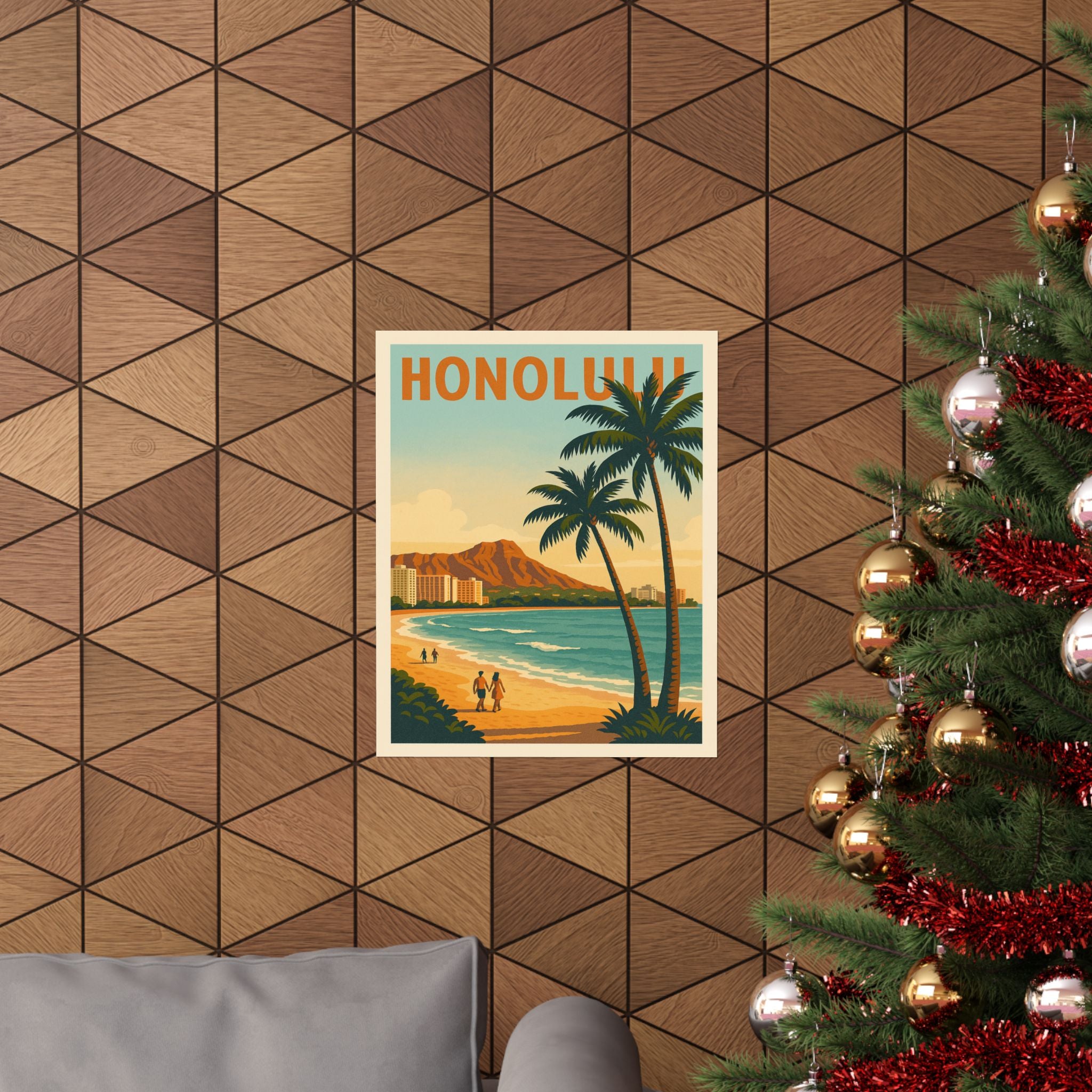Cityscape Print - Honolulu
