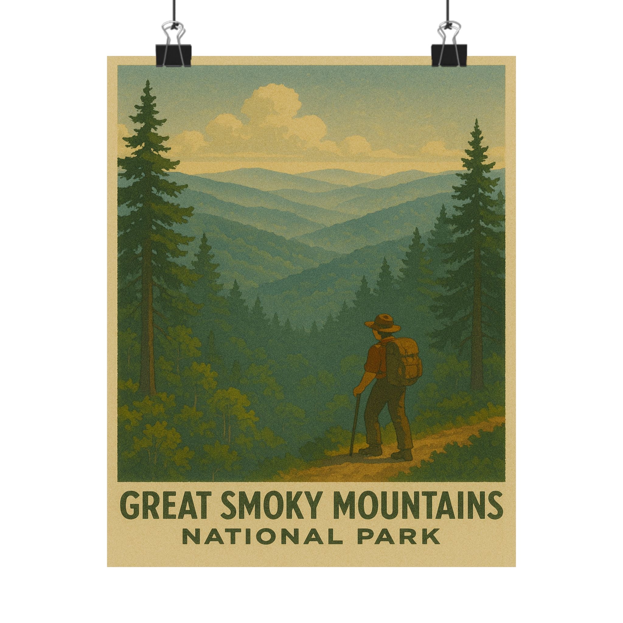Vertical Print - Great Smoky Mountains National Park