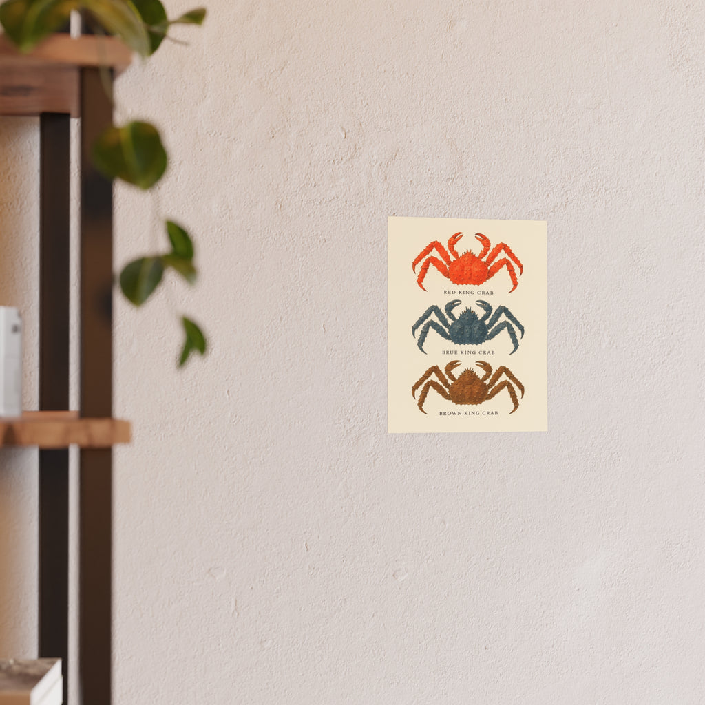 Wildlife Print - King Crabs