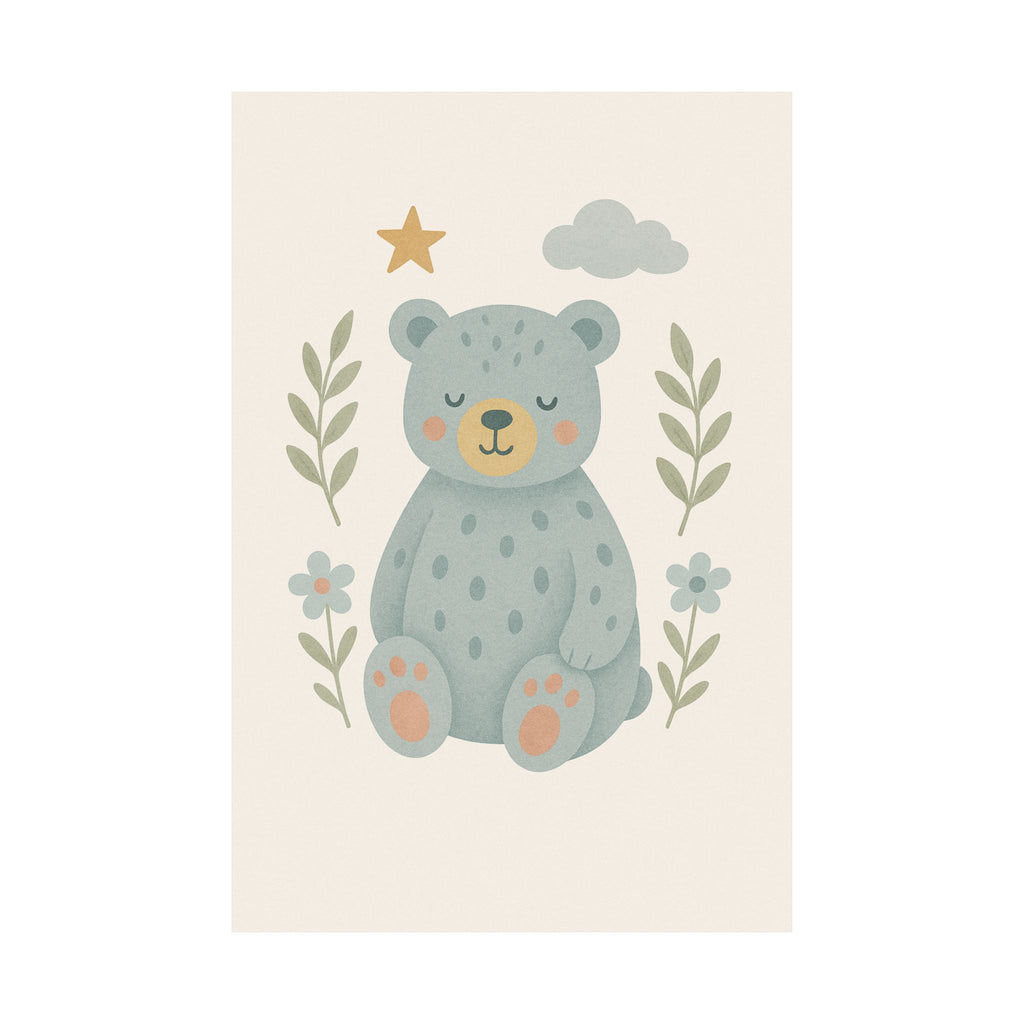 Children’s Print - Blue Bear