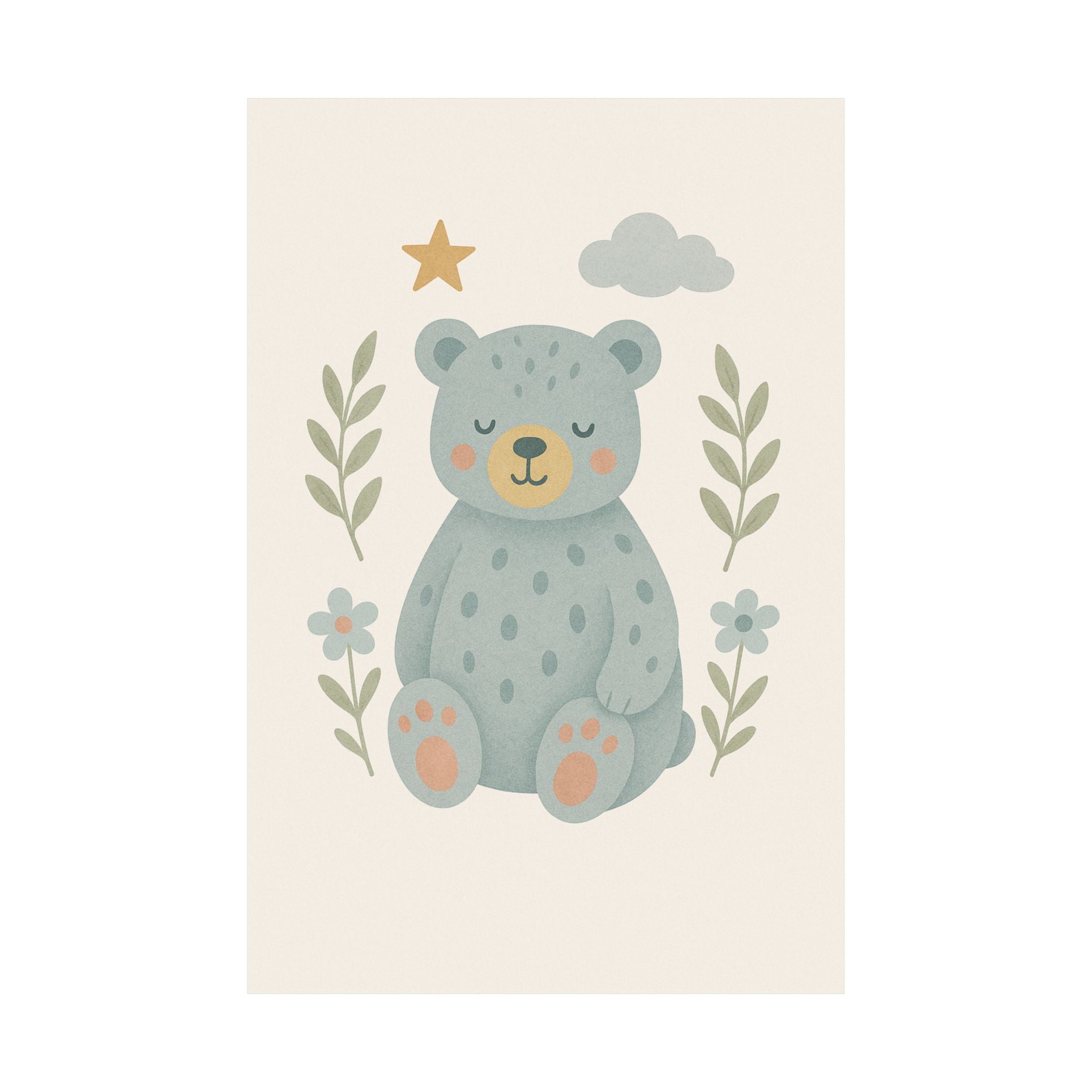 Children’s Print - Blue Bear