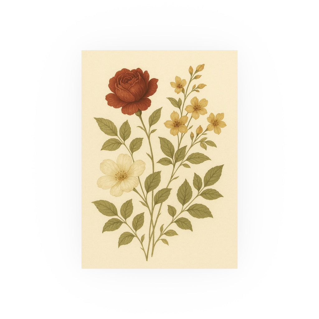 Nature Print - Flower Arrangement