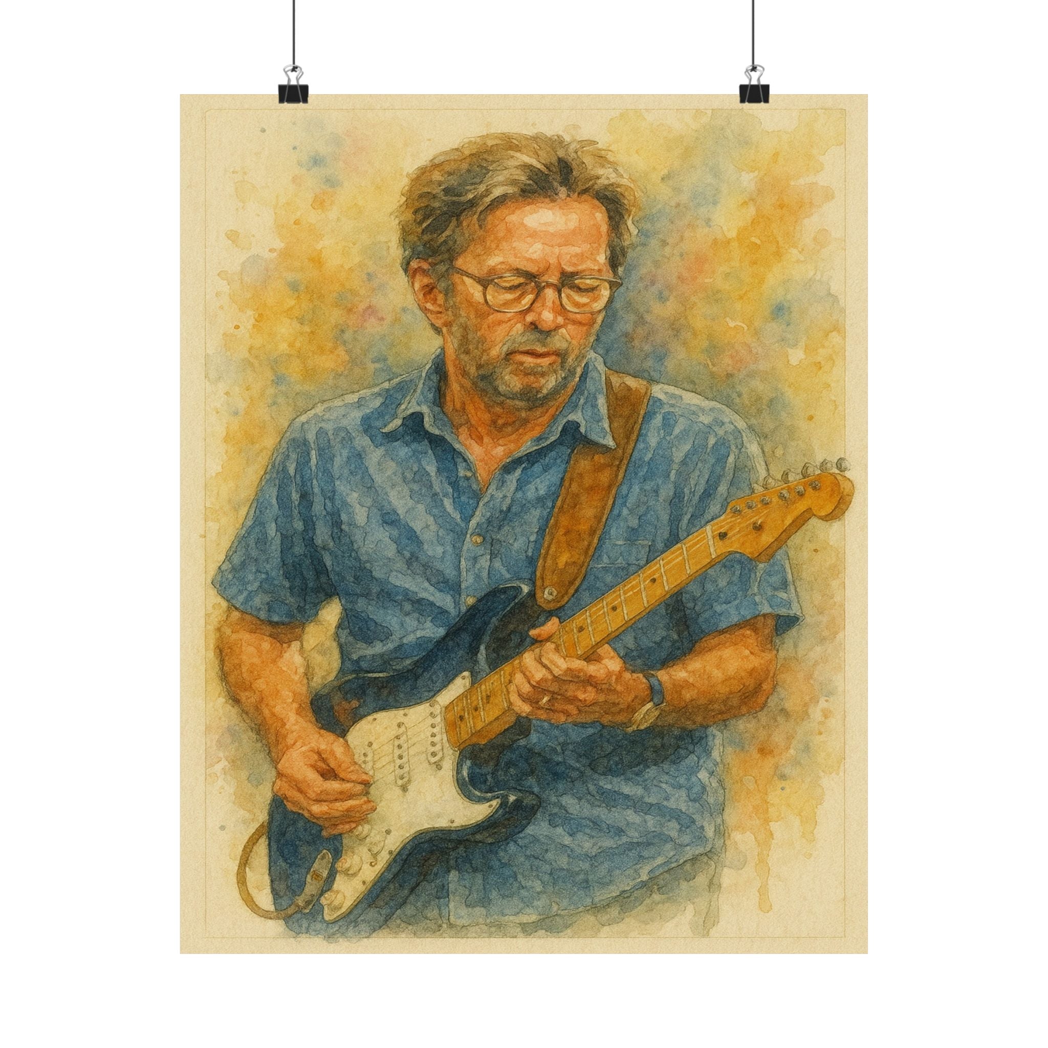 Famous Prints - Eric Clapton Guitar