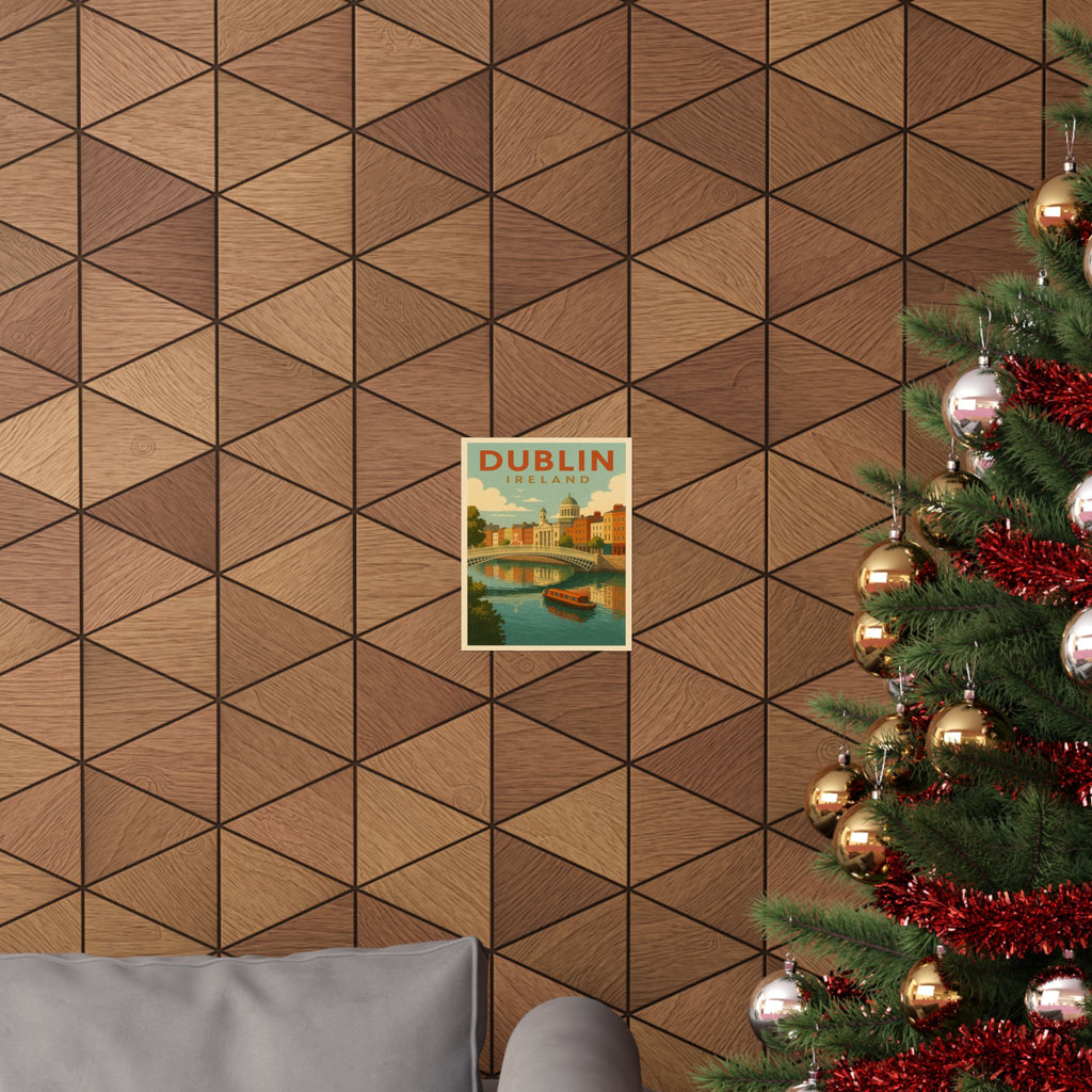 Cityscape Print - Dublin Ireland