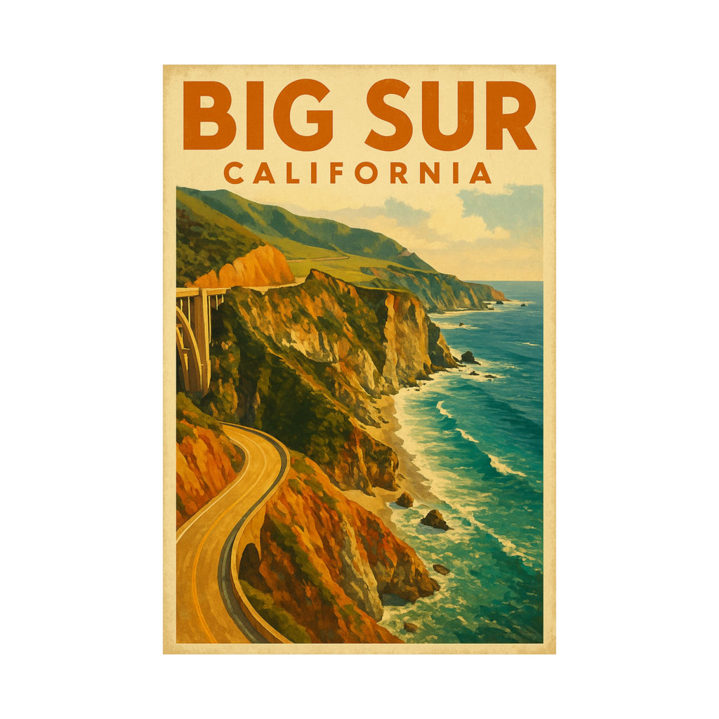 Cityscape Print - Big Sur California