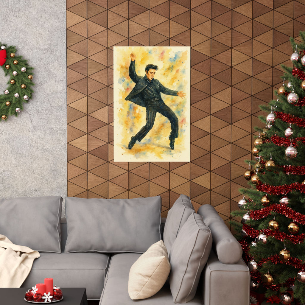 Famous Prints - Elvis Dancing