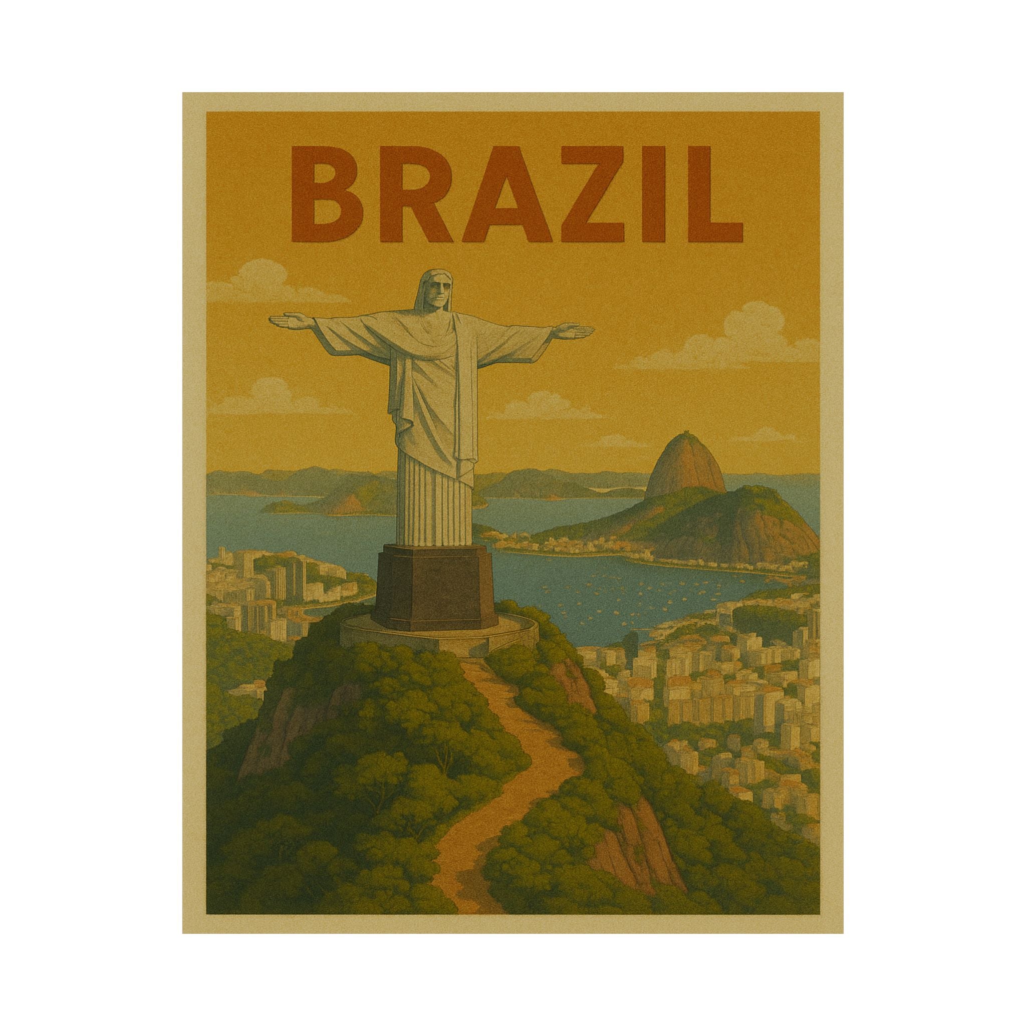 Cityscape Print - Brazil