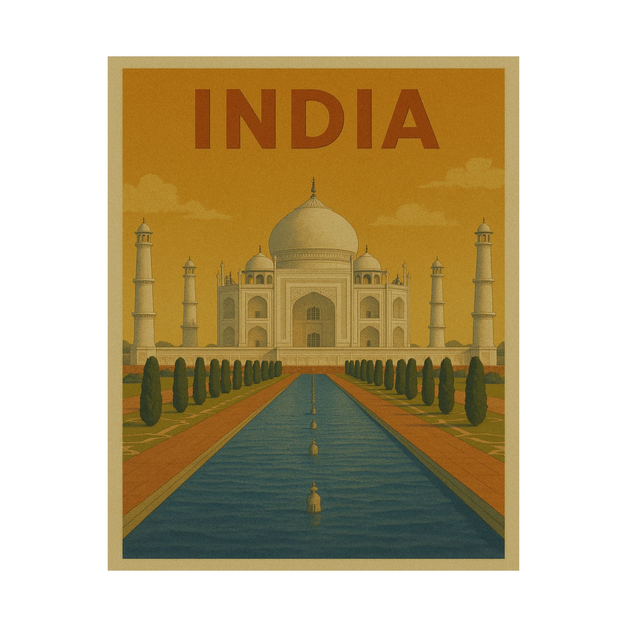 Cityscape Print - India
