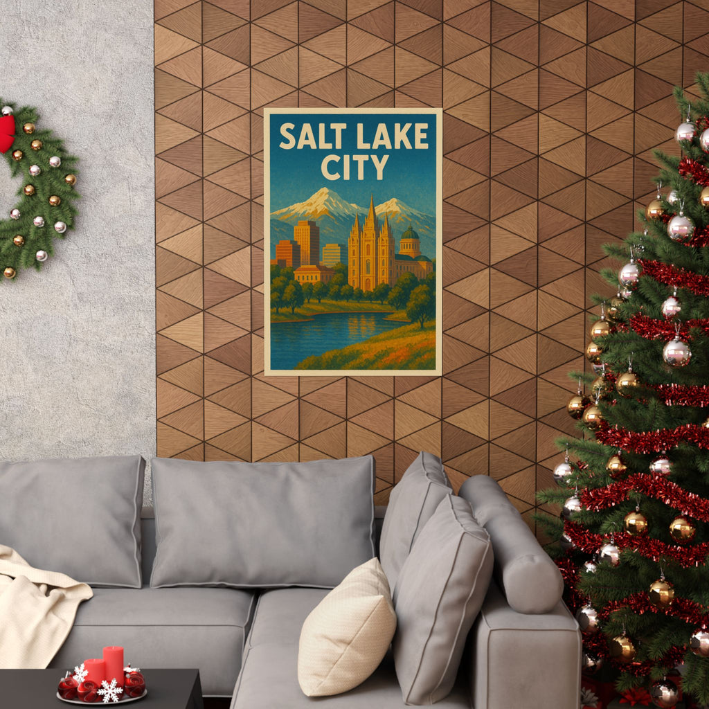 Cityscape Print - Salt Lake City