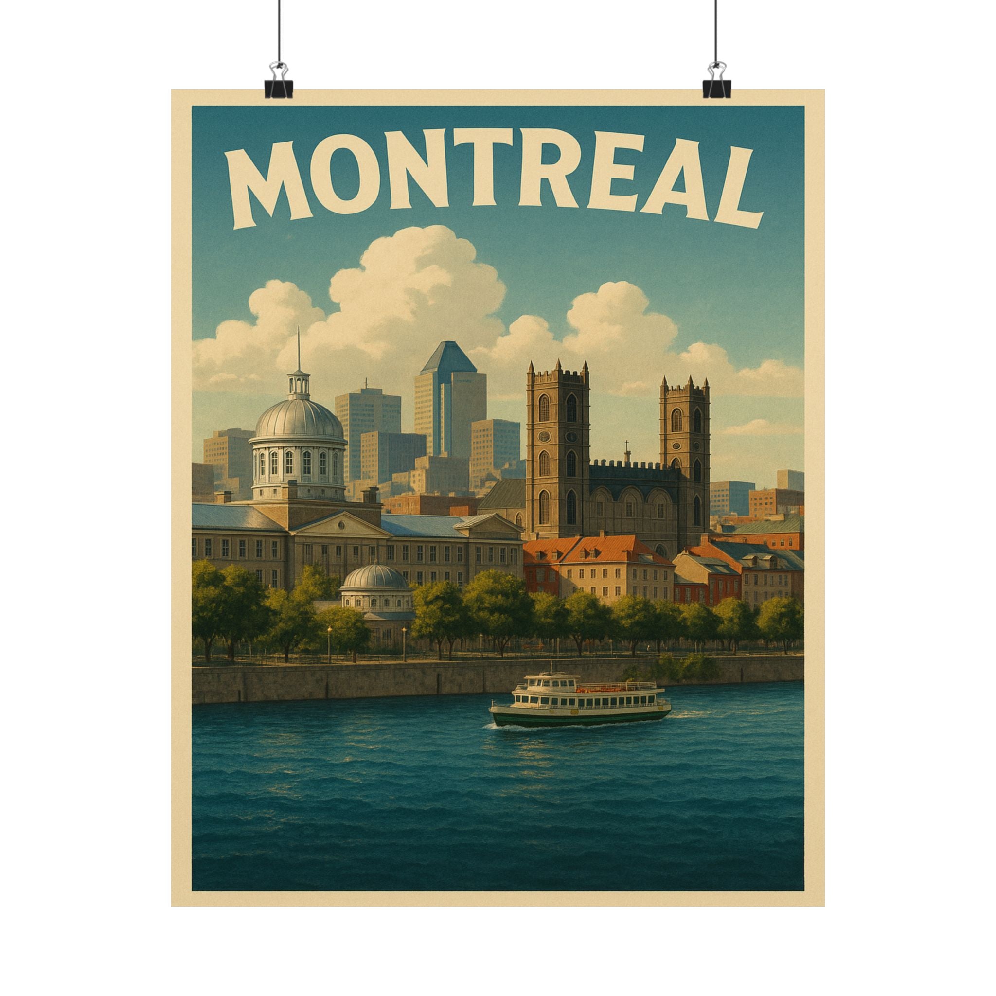 Cityscape Print - Montreal