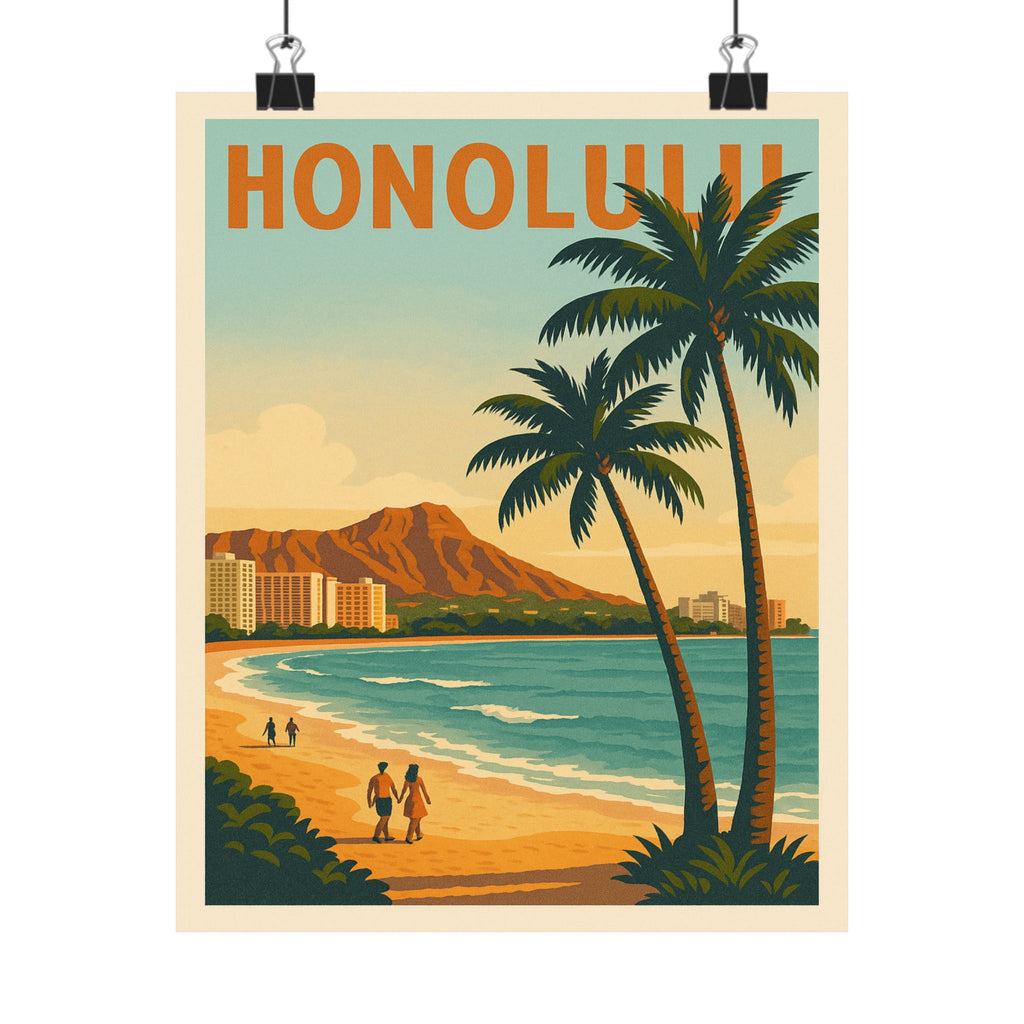 Cityscape Print - Honolulu