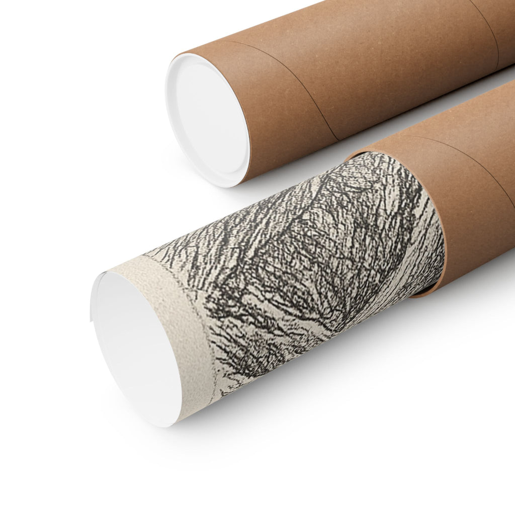 Nature Print - Mount Everest Sketch