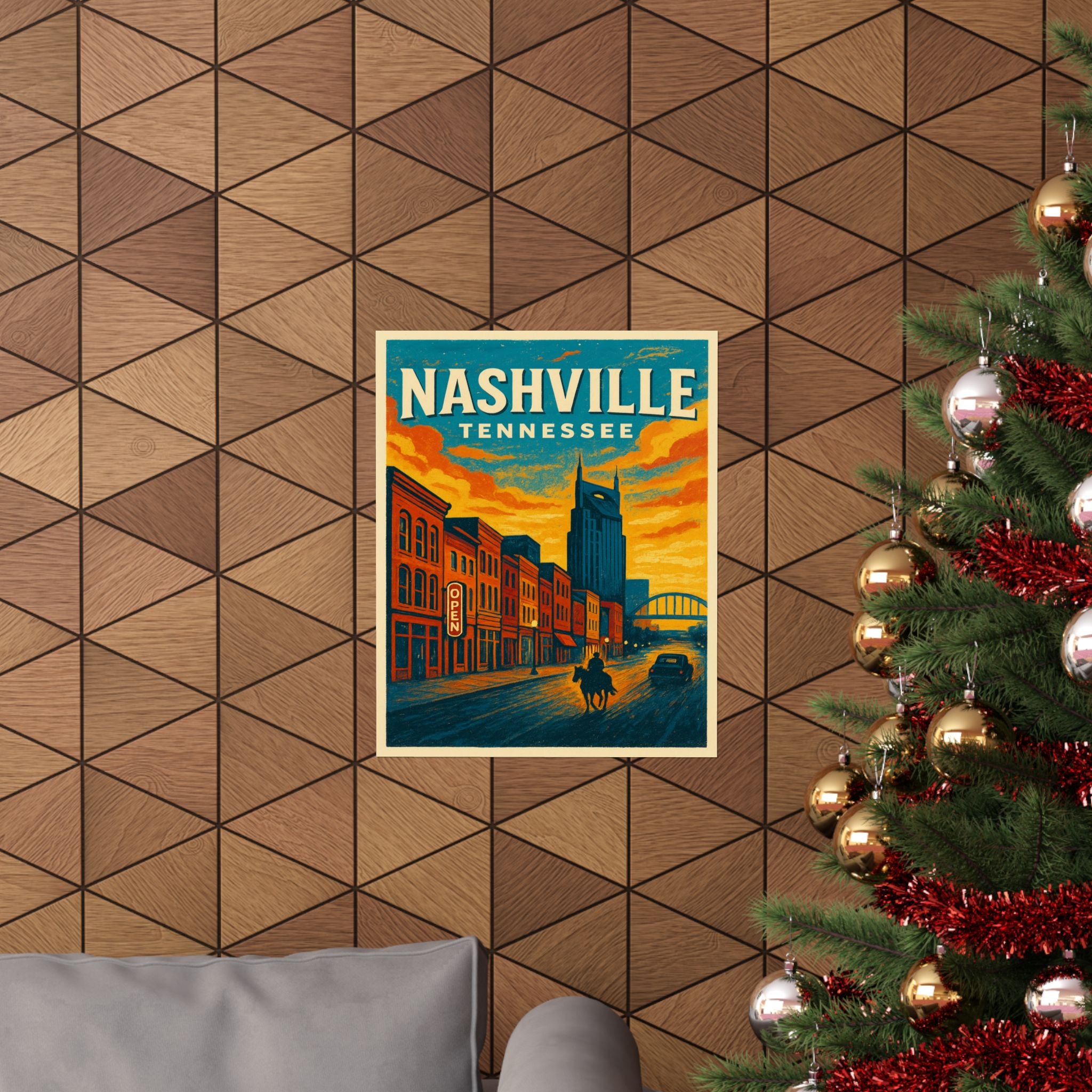 Cityscape Print - Nashville