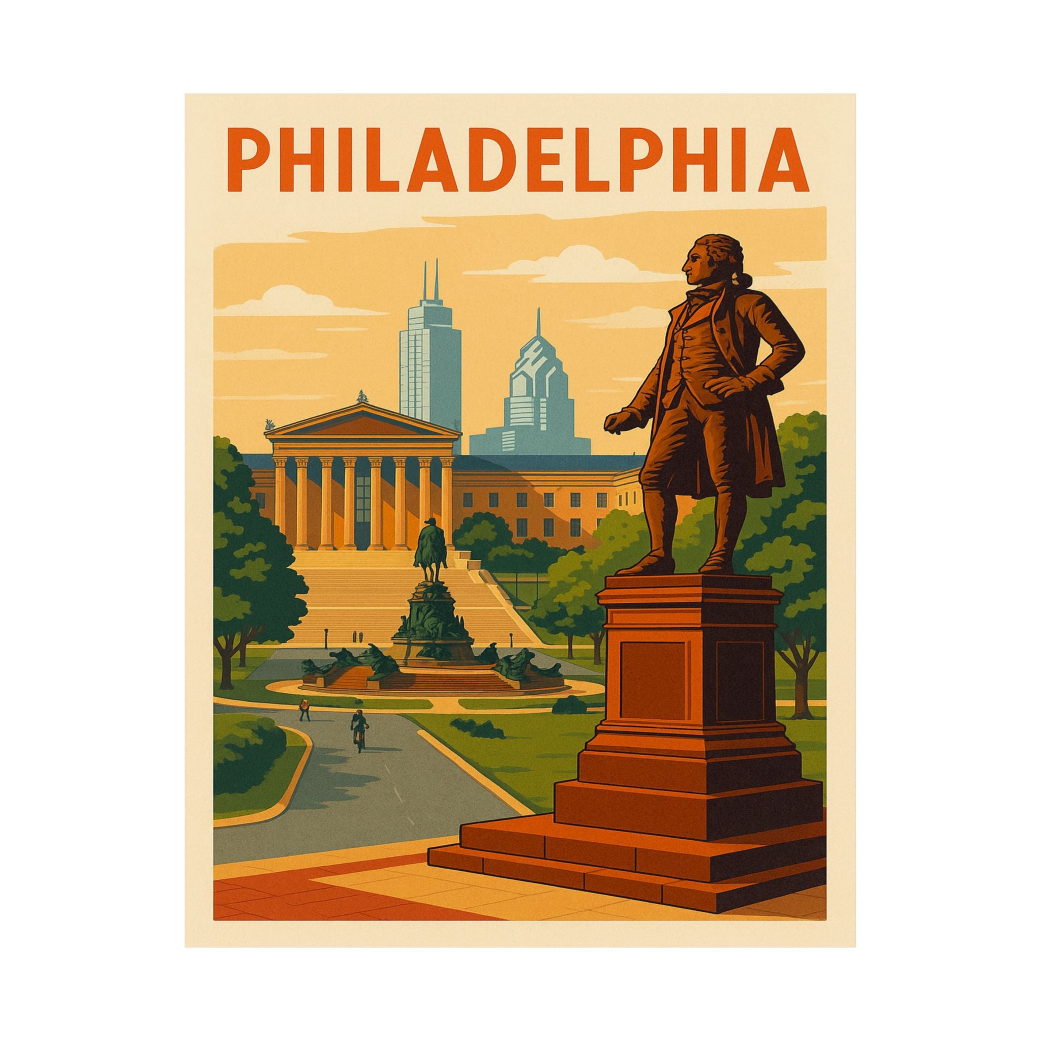Cityscape Print - Philadelphia