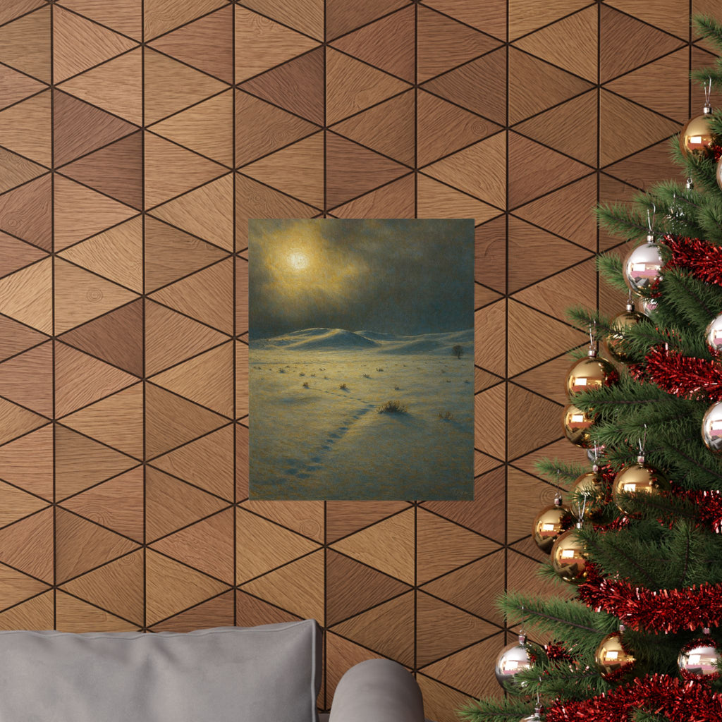 Nature Print - Yellowstone Moonlight