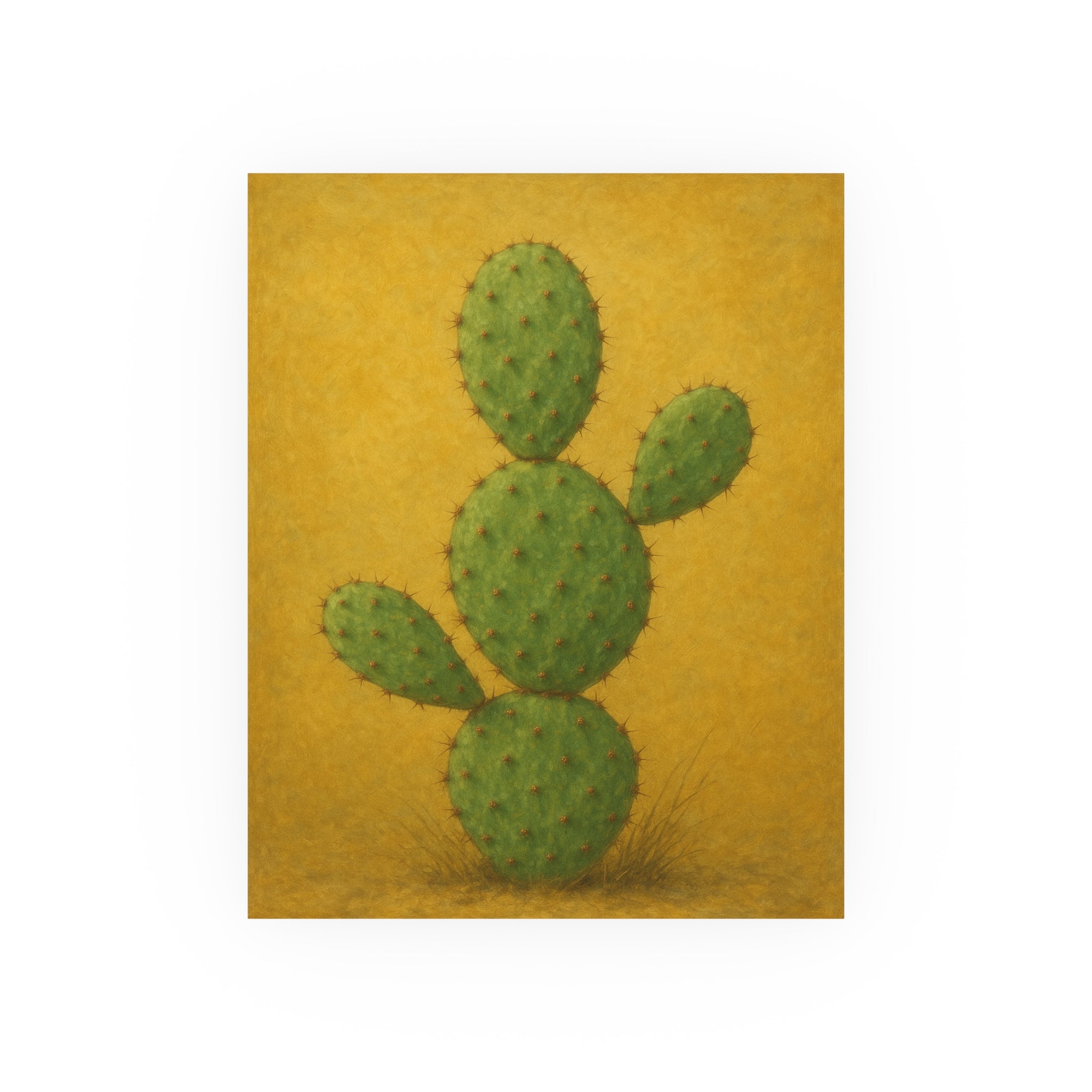 Nature Print - Prickly Pear Cactus