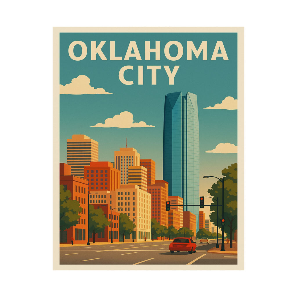 Cityscape Print - Oklahoma City