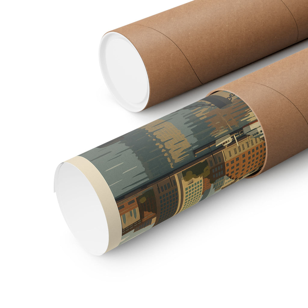 Cityscape Print - Boston Harbor