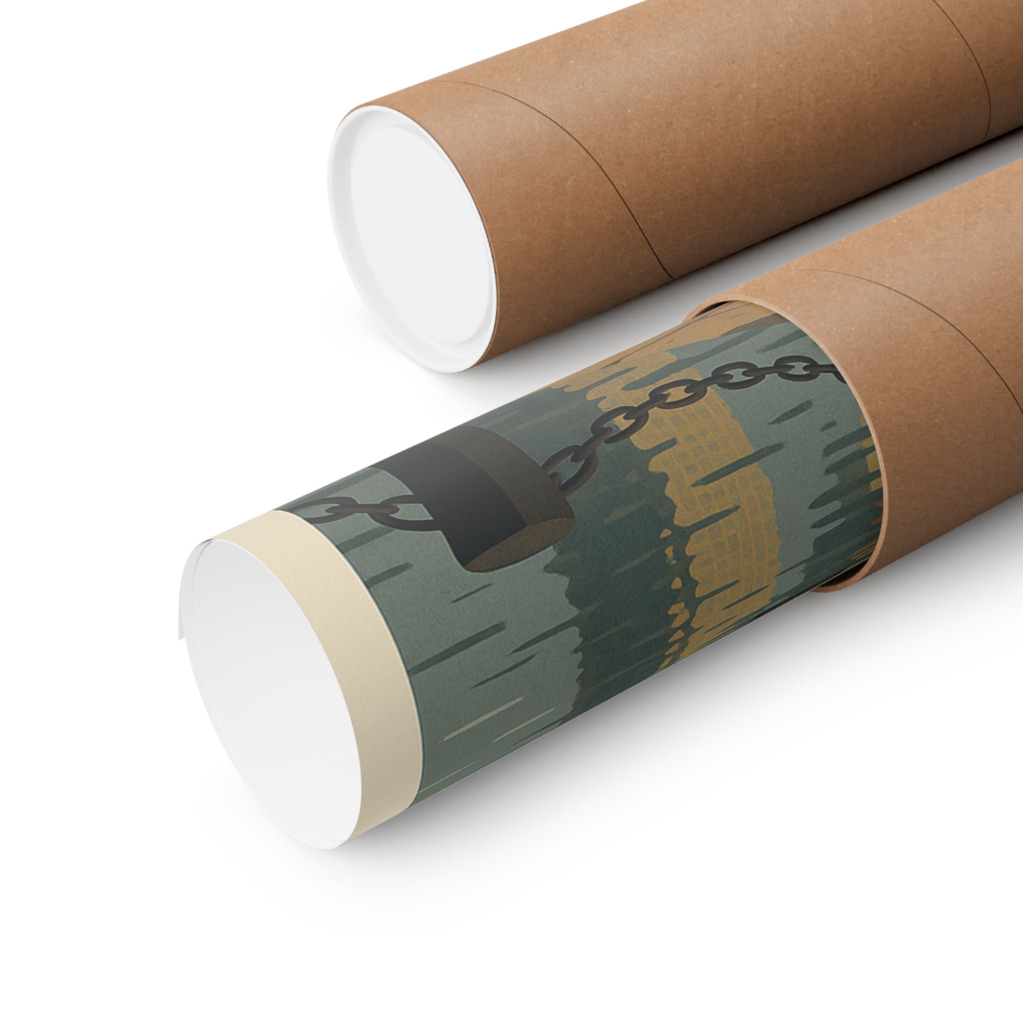 Cityscape Print - Boston Harbor