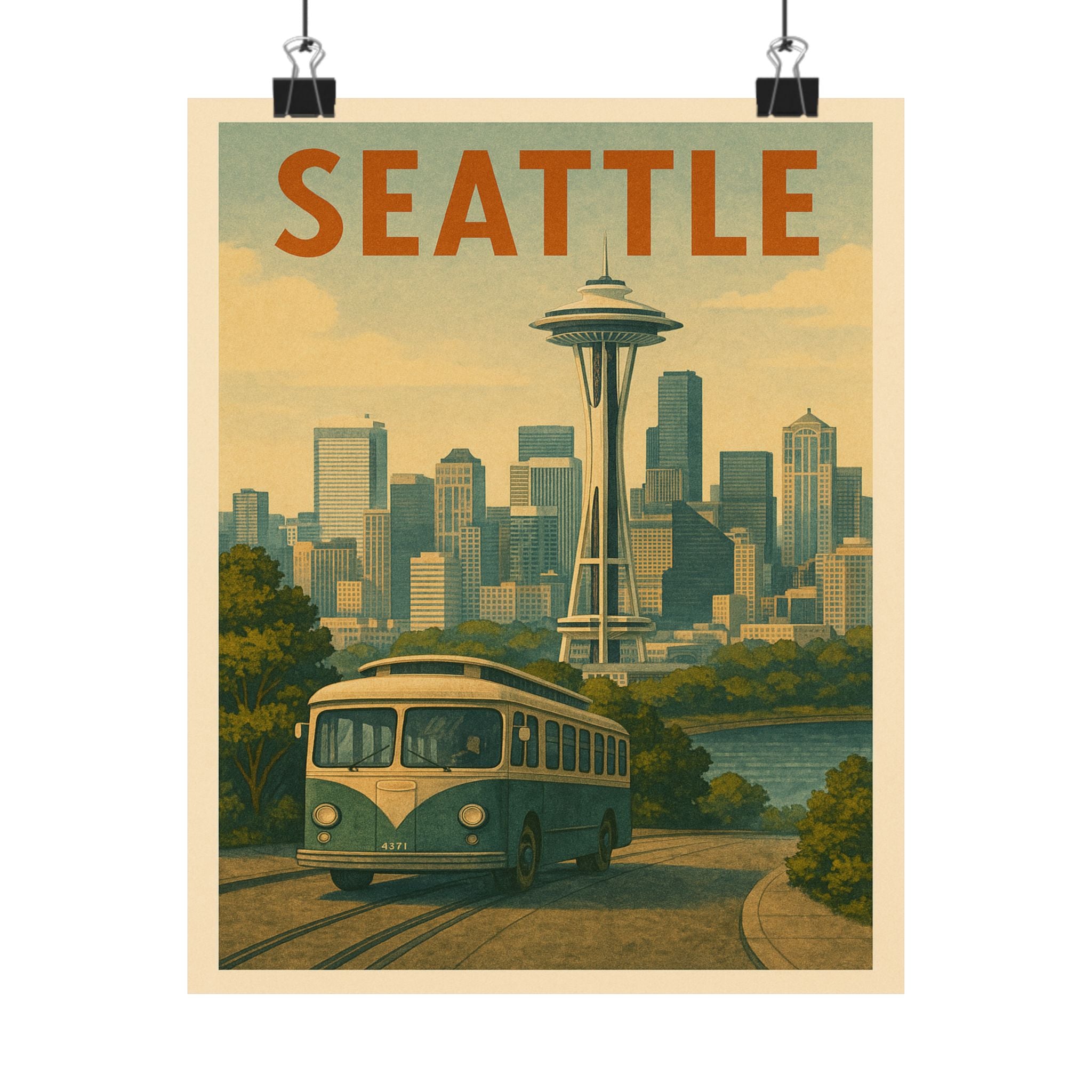 Cityscape Print - Seattle