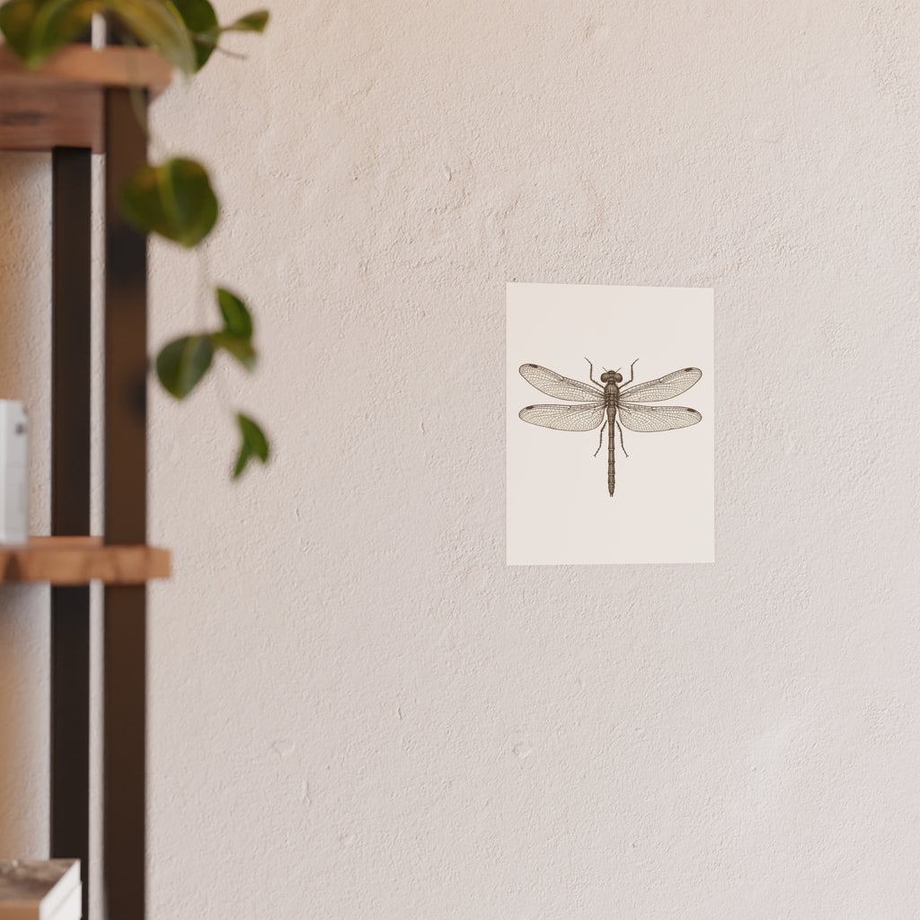 Wildlife Print - Single Dragonfly