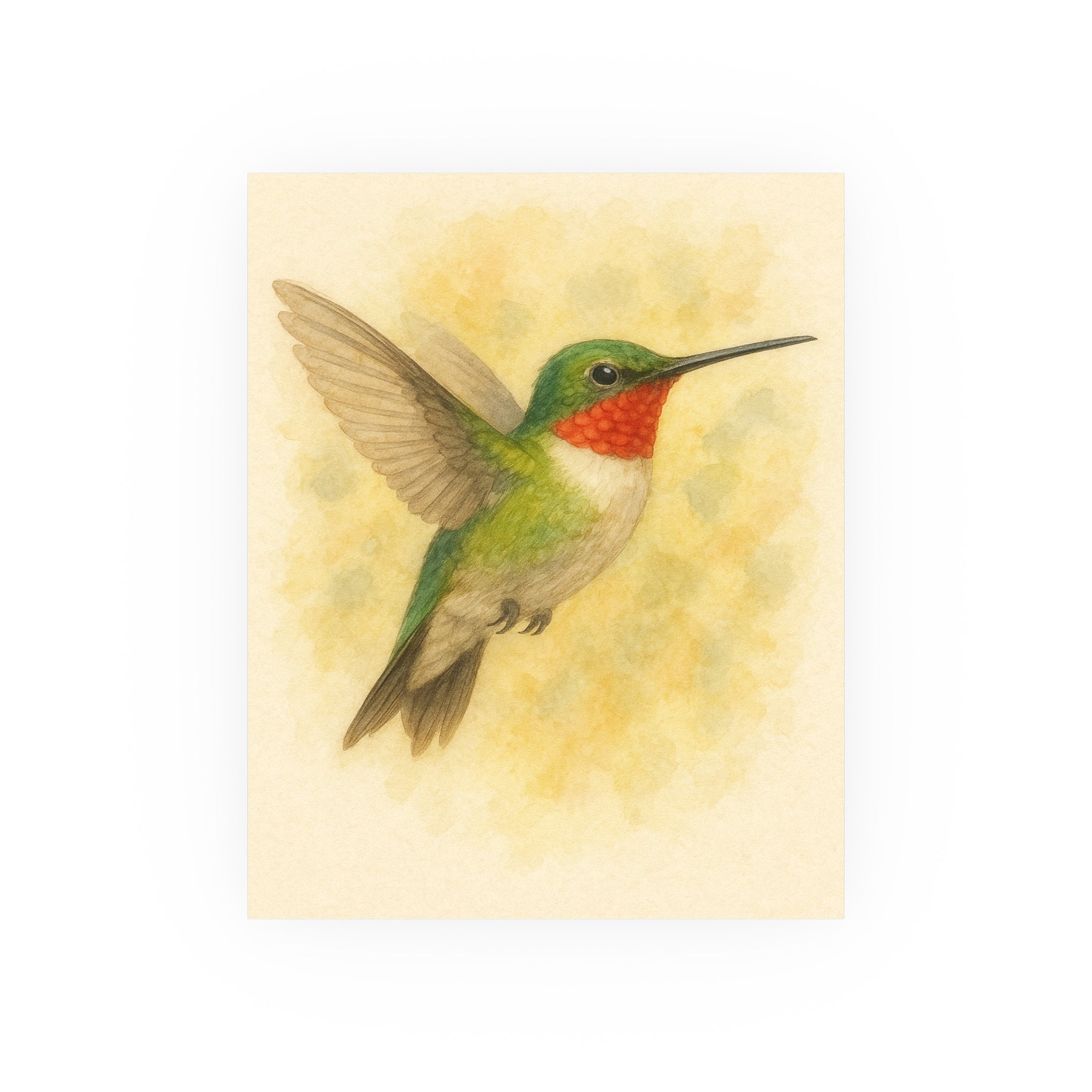 Wildlife Print - Hummingbird One