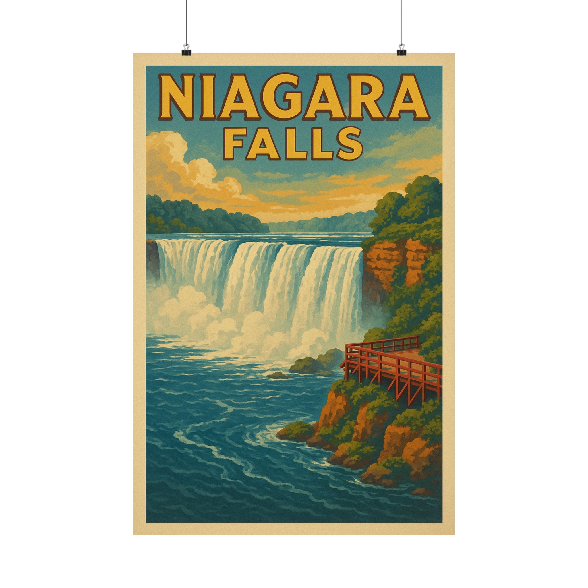 Cityscape Print - Niagara Falls