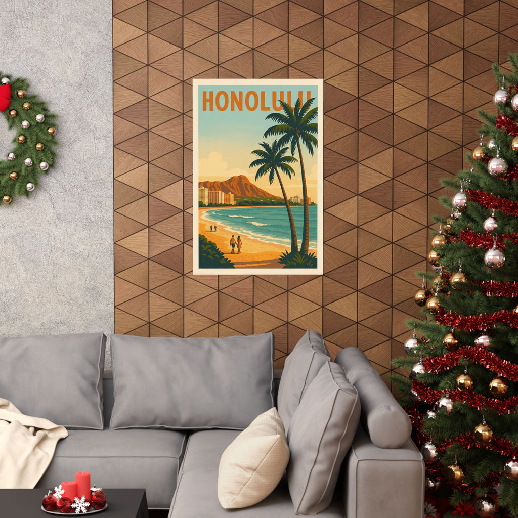 Cityscape Print - Honolulu
