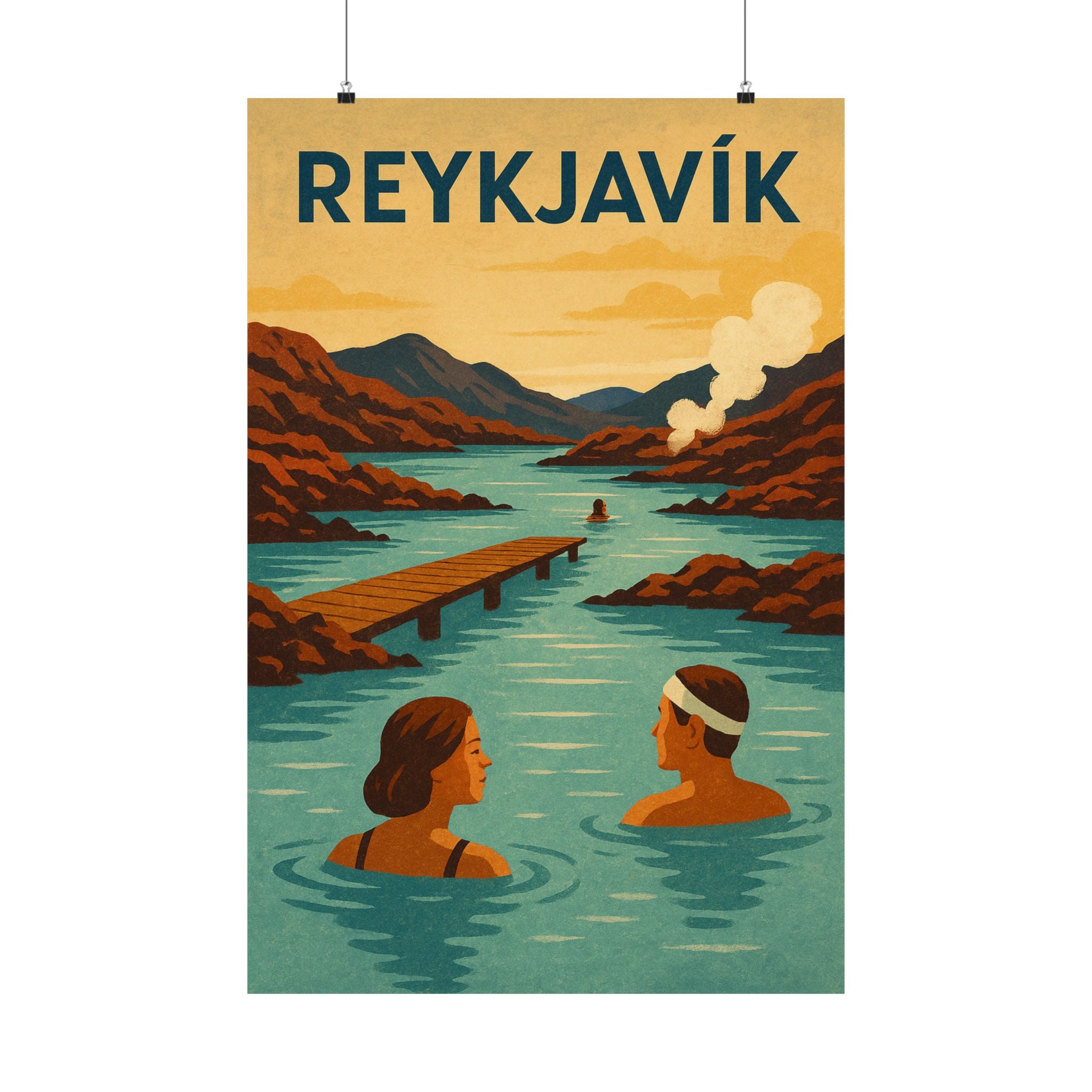 Cityscape Print - Reykjavik