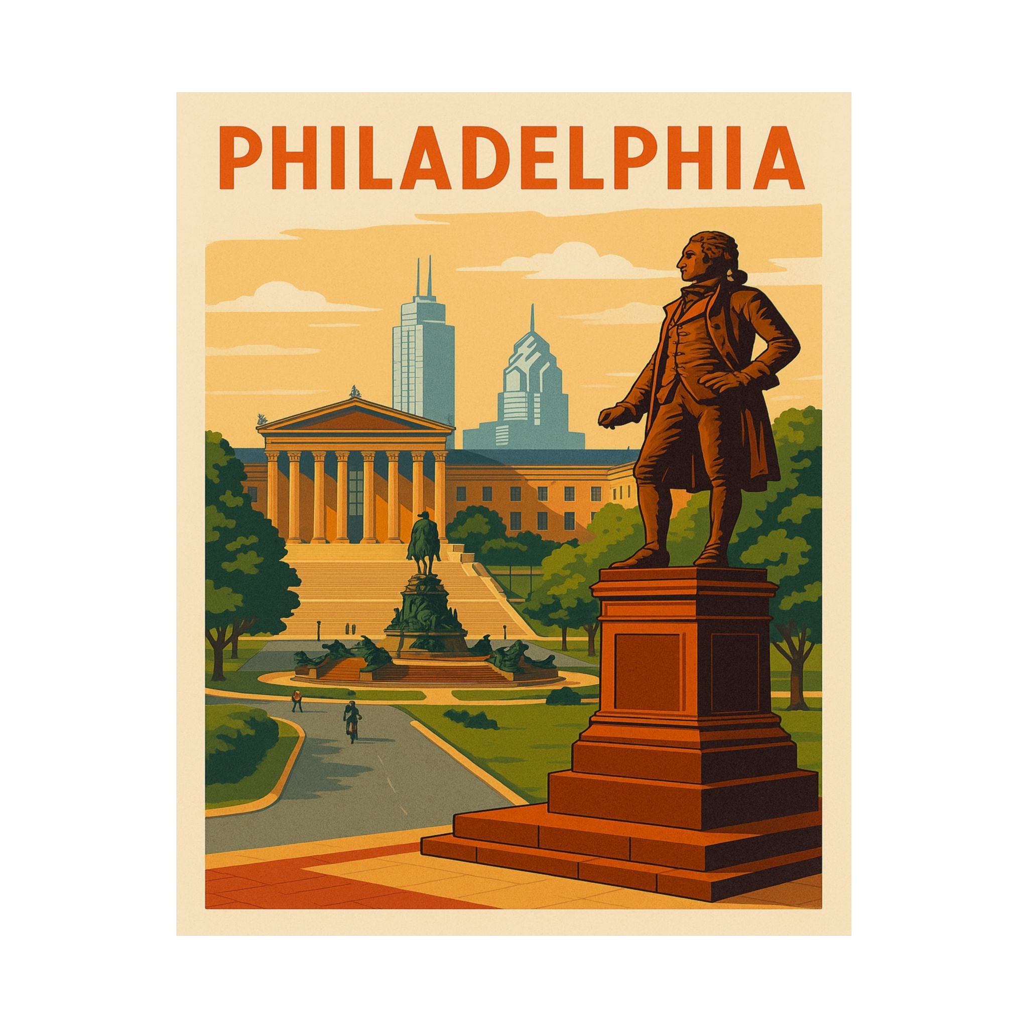 Cityscape Print - Philadelphia