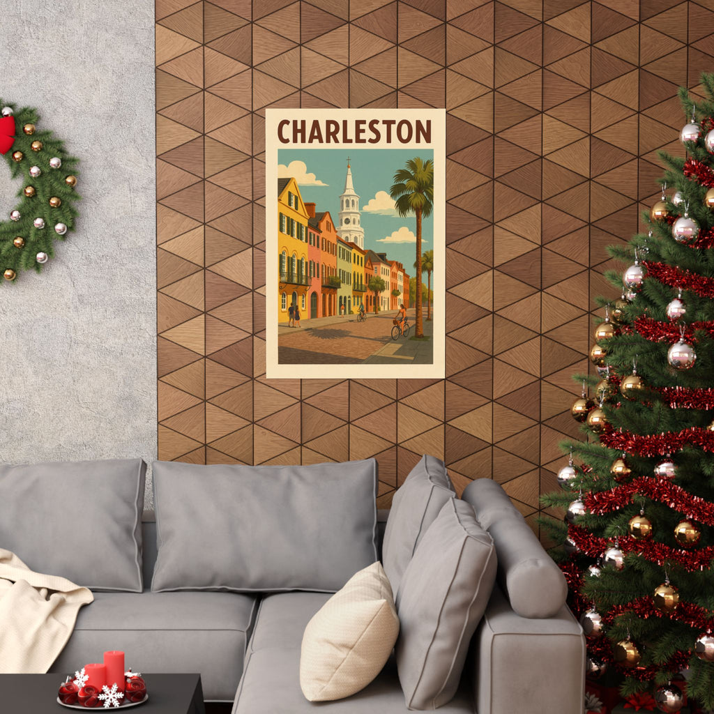 Cityscape Print - Charleston South Carolina
