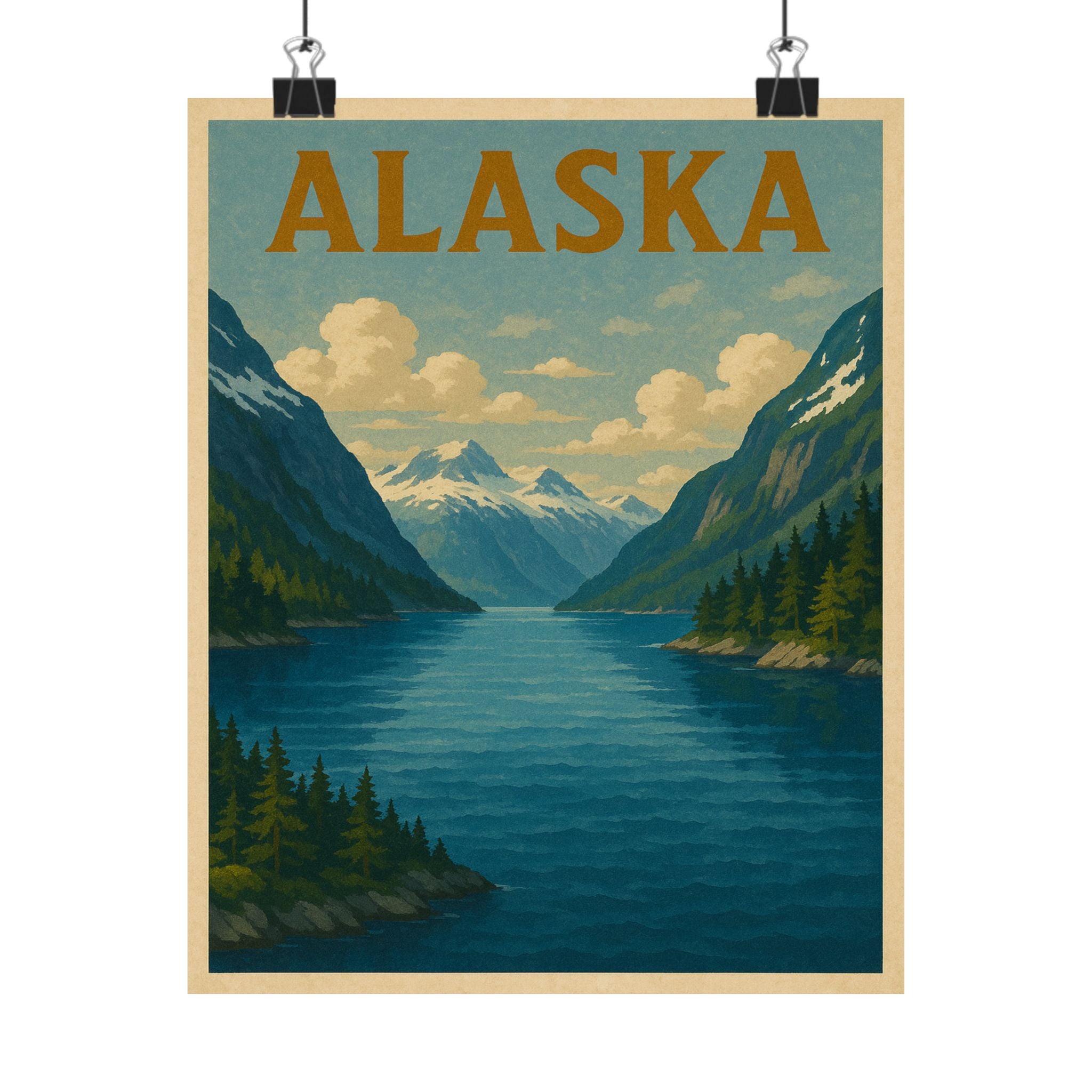 Cityscape Print - Alaska