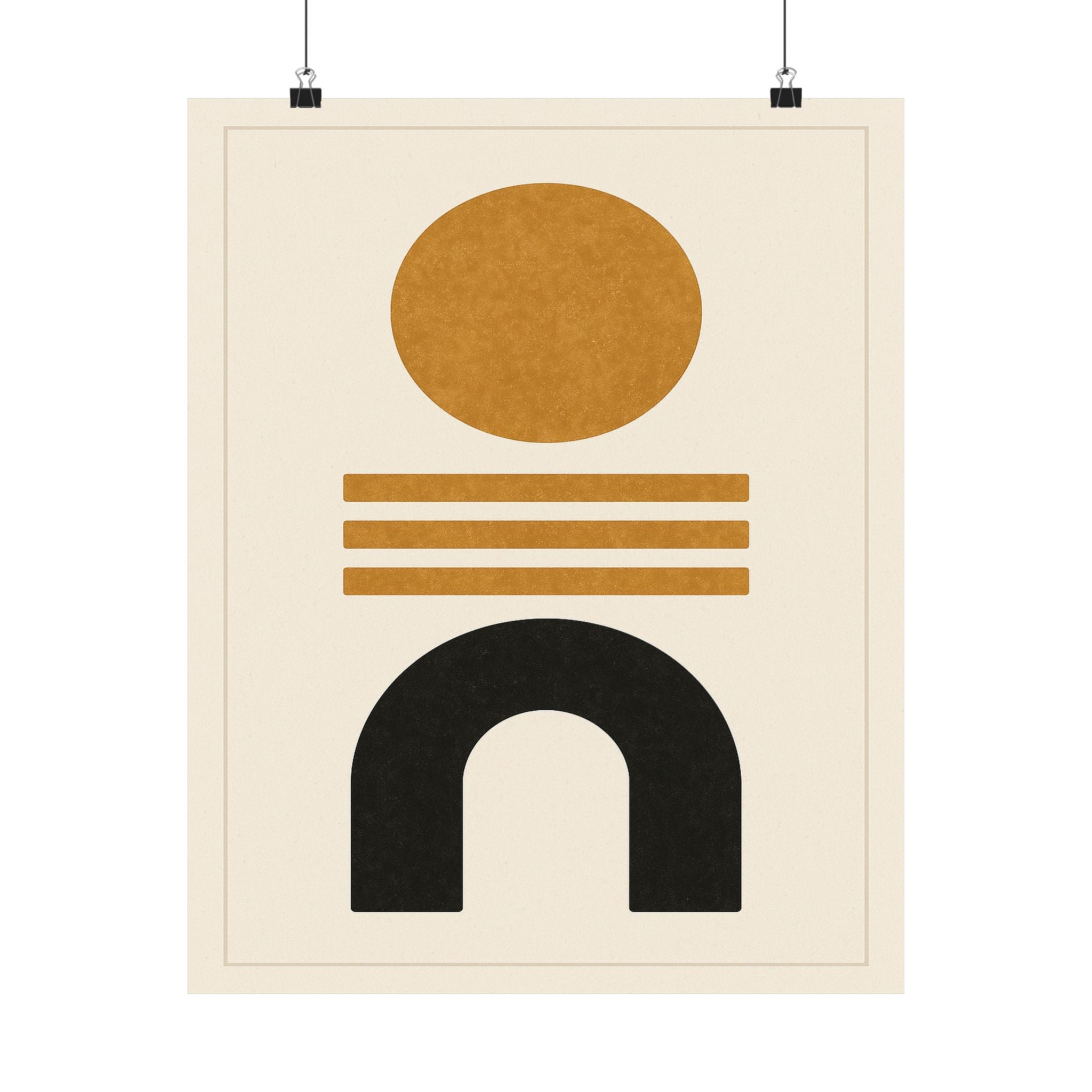 Abstract Print - Minimalist Shapes