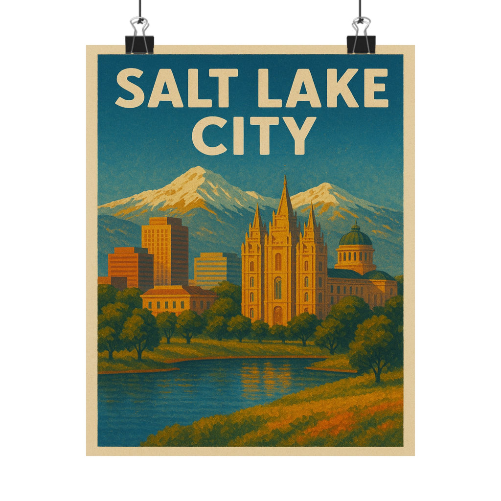 Cityscape Print - Salt Lake City
