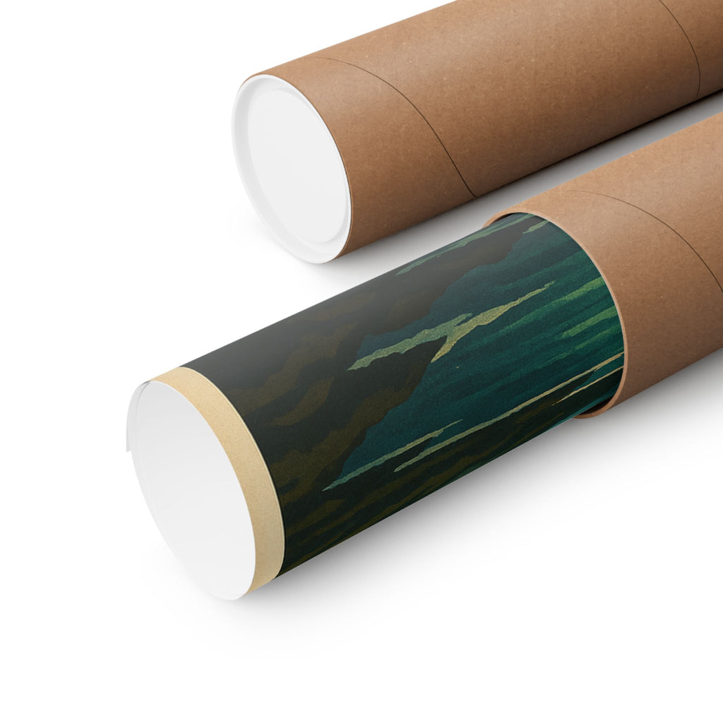 Cityscape Print - Iceland Northern Lights