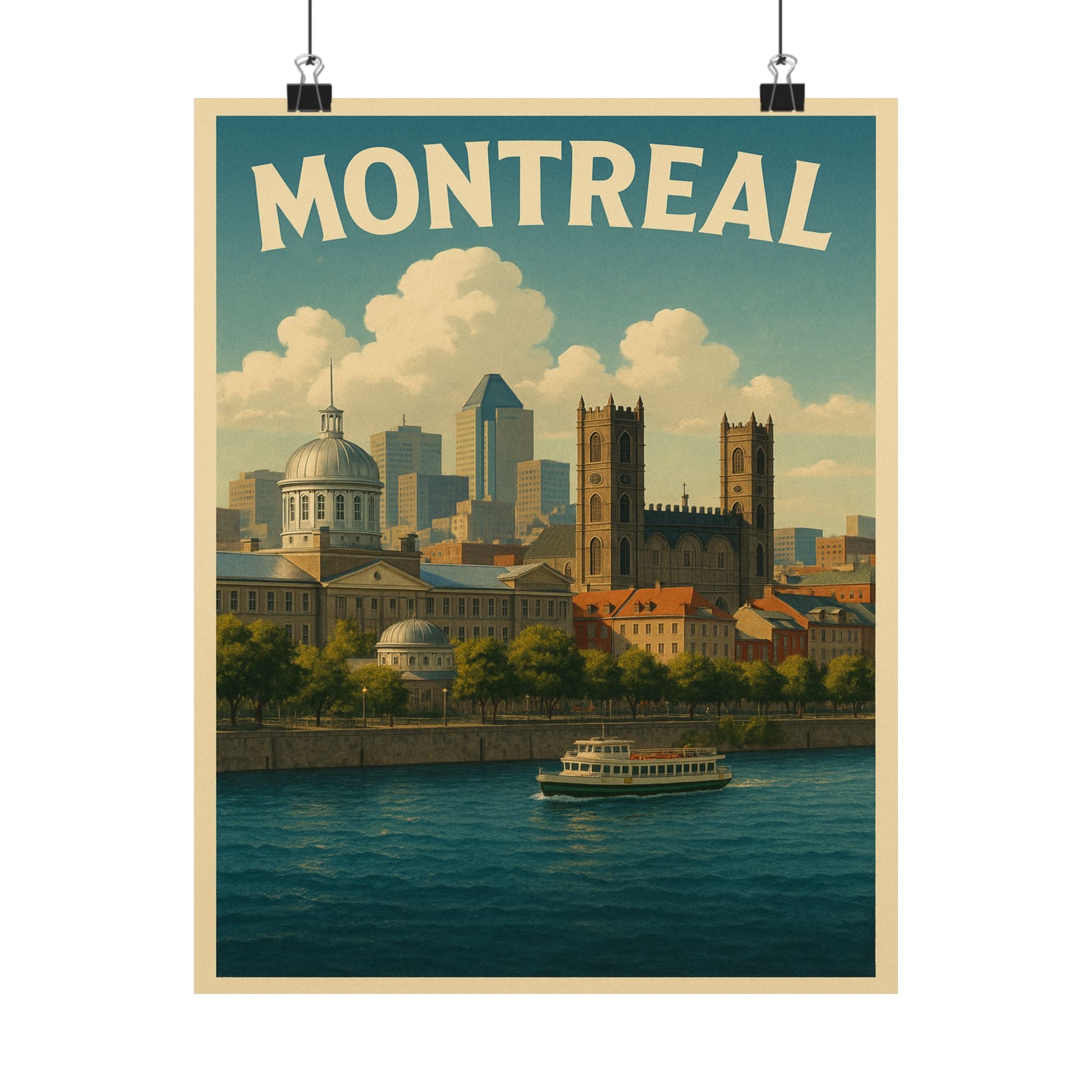 Cityscape Print - Montreal