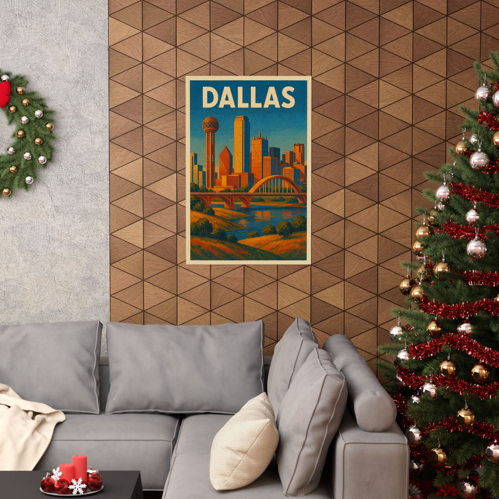 Cityscape Print - Dallas Texas