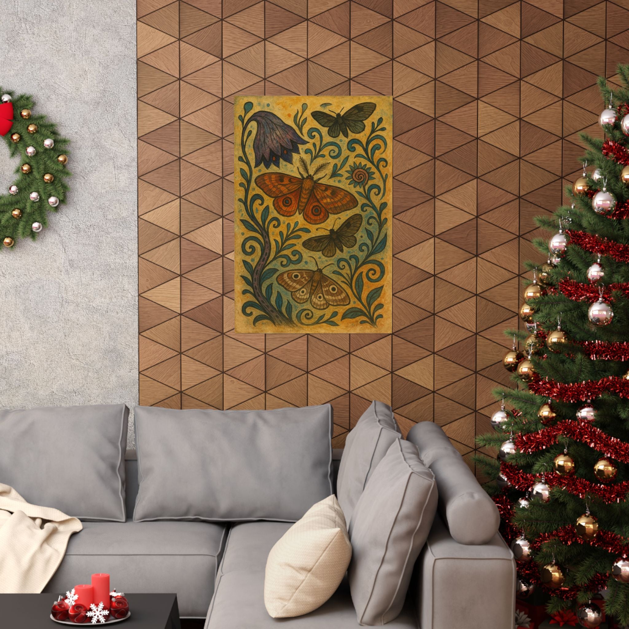 Abstract Print - Modern Moths