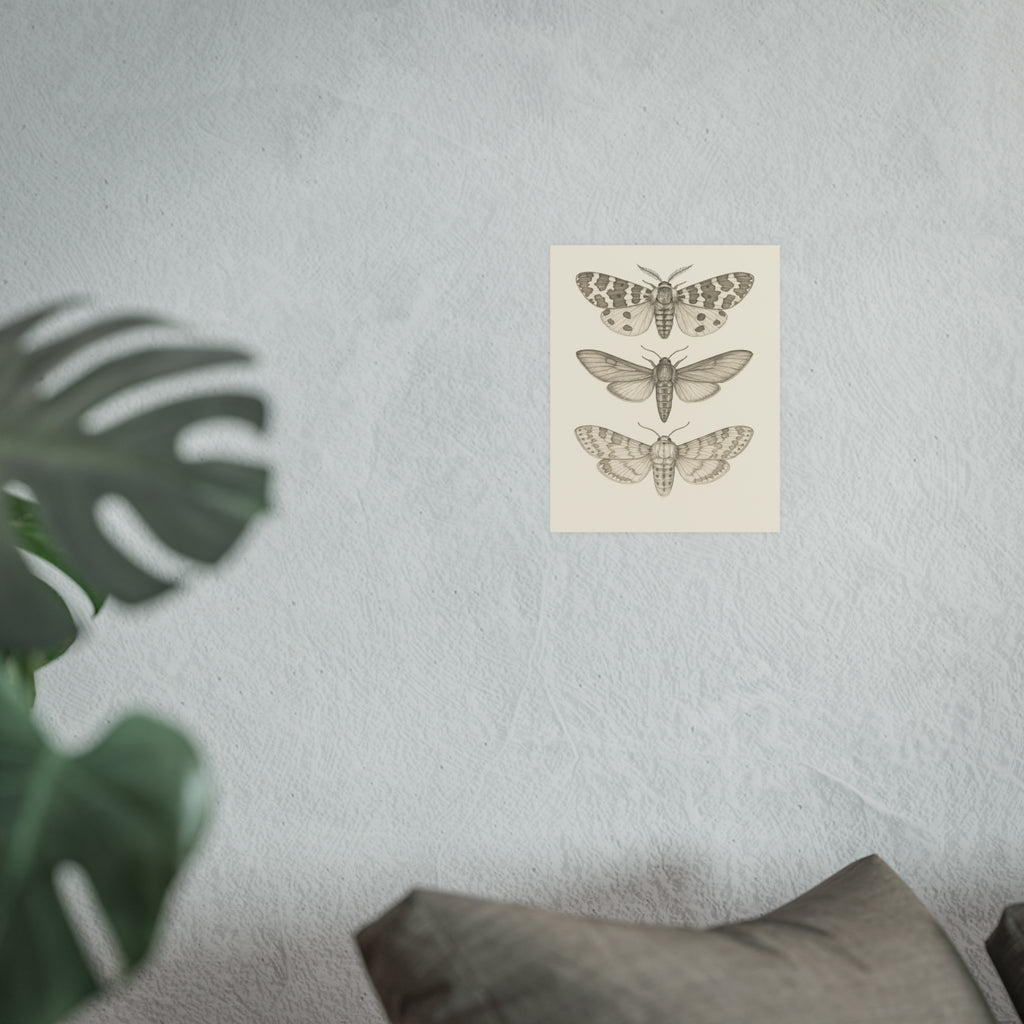 Wildlife Print - Giant Moth Sketch