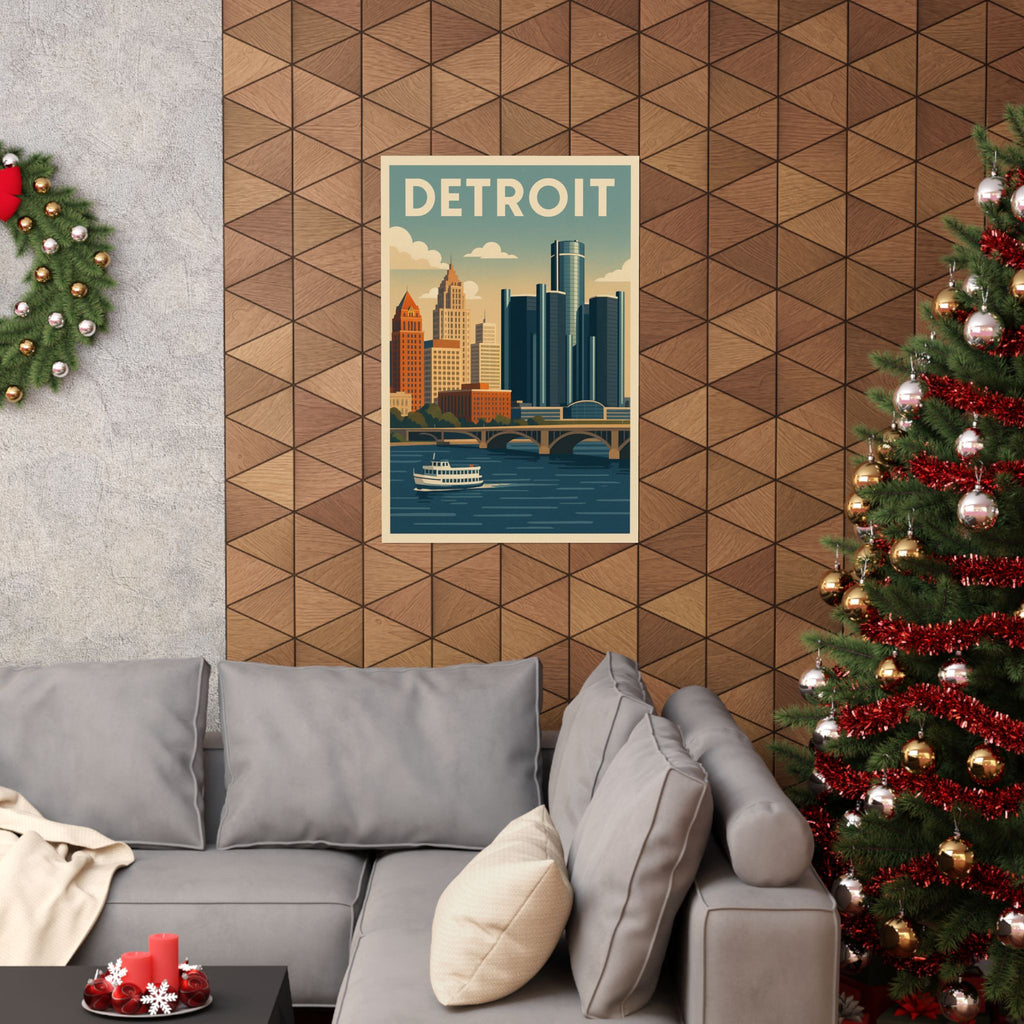 Cityscape Print - Detroit